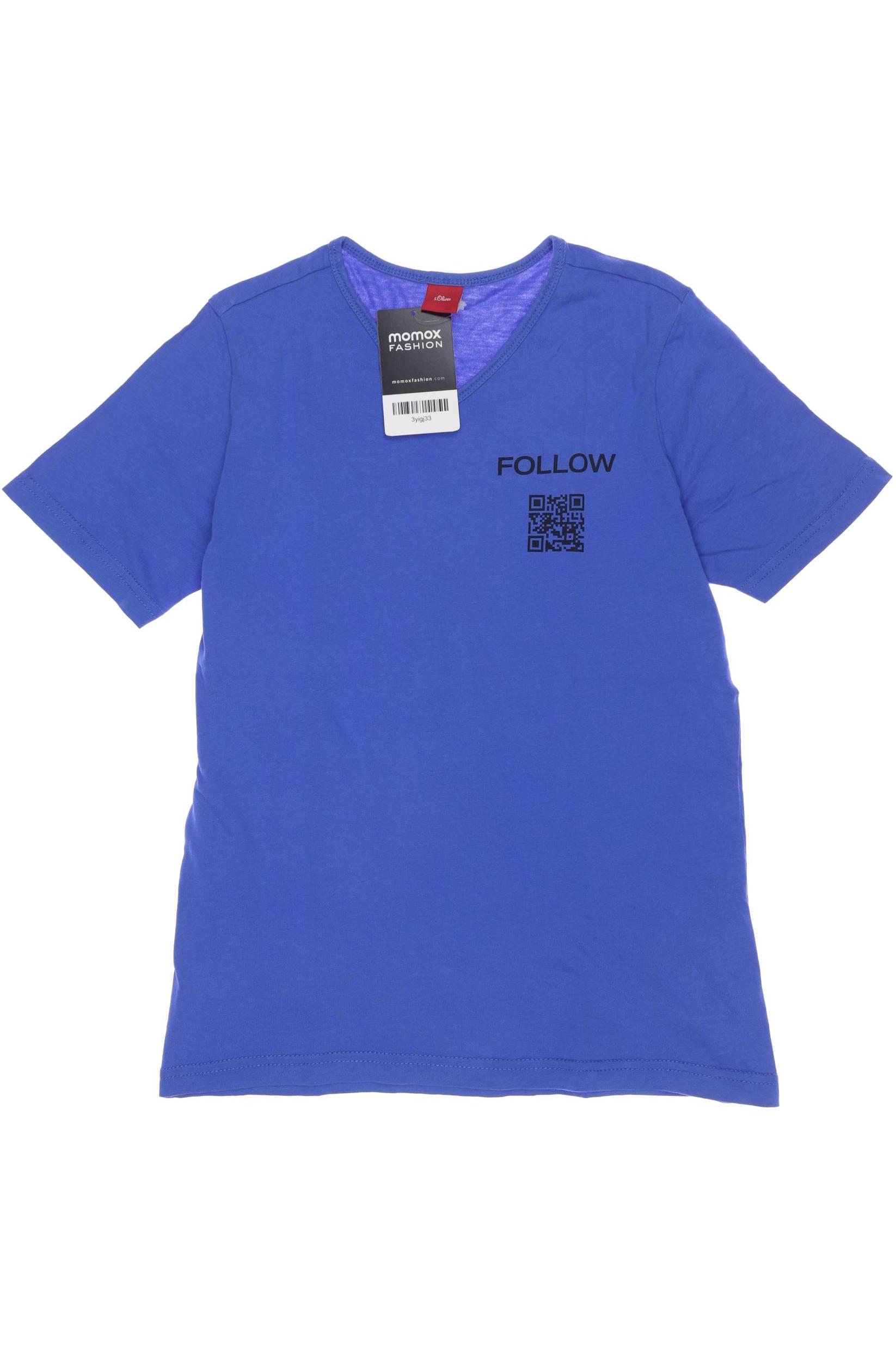 

s.Oliver Herren T-Shirt, blau, Gr. 140