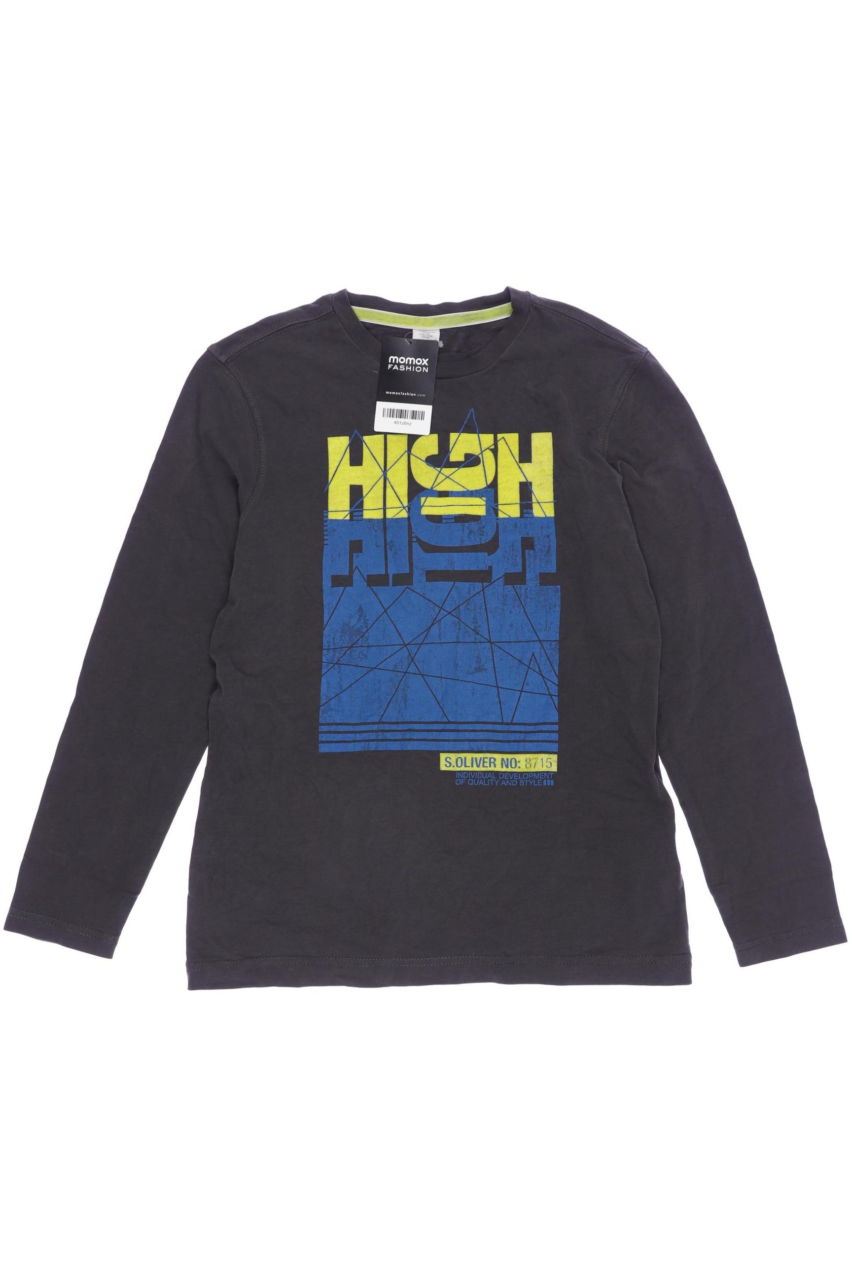 

s.Oliver Herren Langarmshirt, grau, Gr. 152