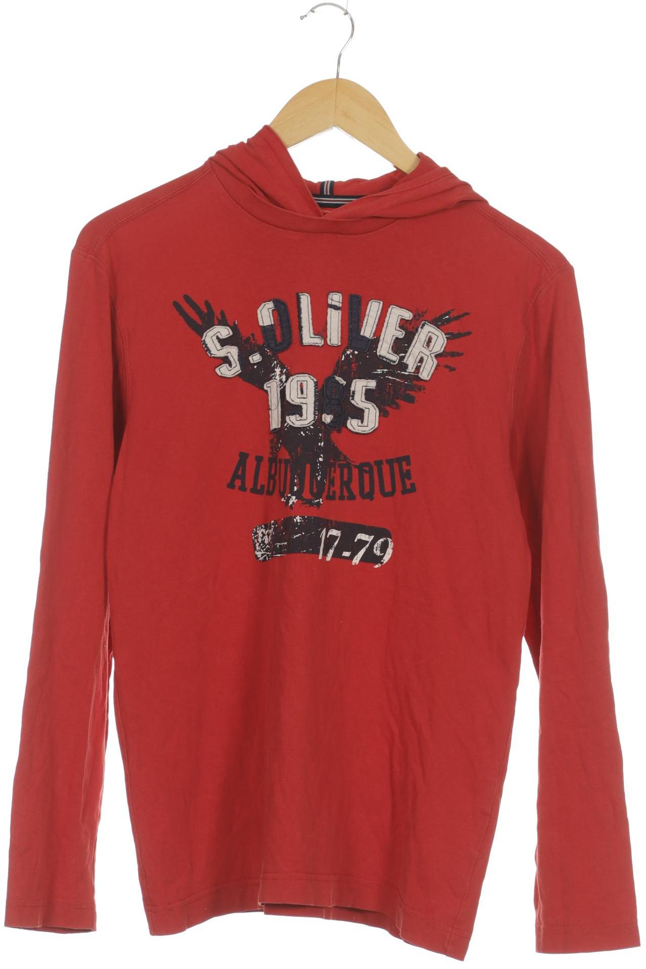 

s.Oliver Herren Langarmshirt, rot, Gr. 164