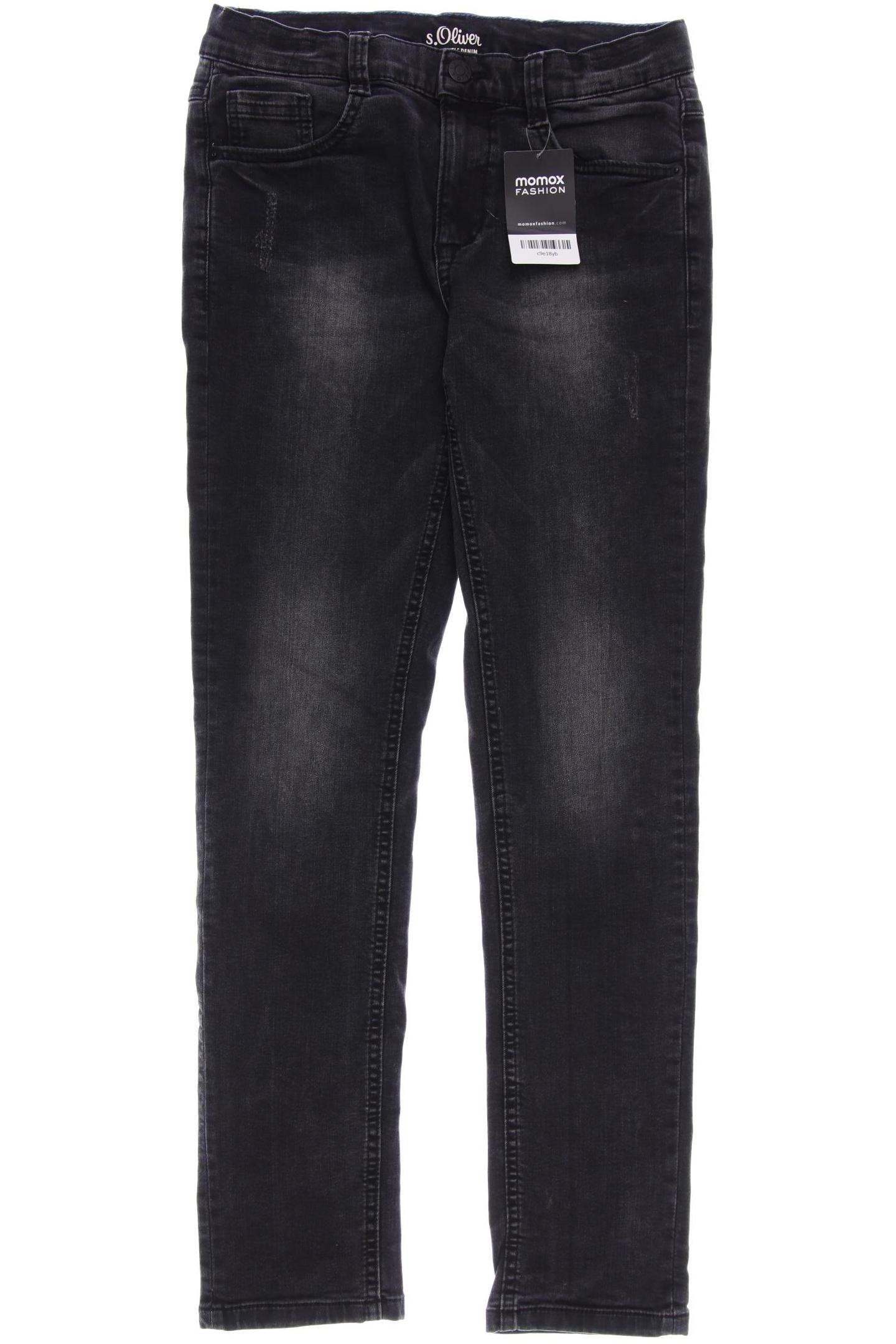 

s.Oliver Jungen Jeans, schwarz