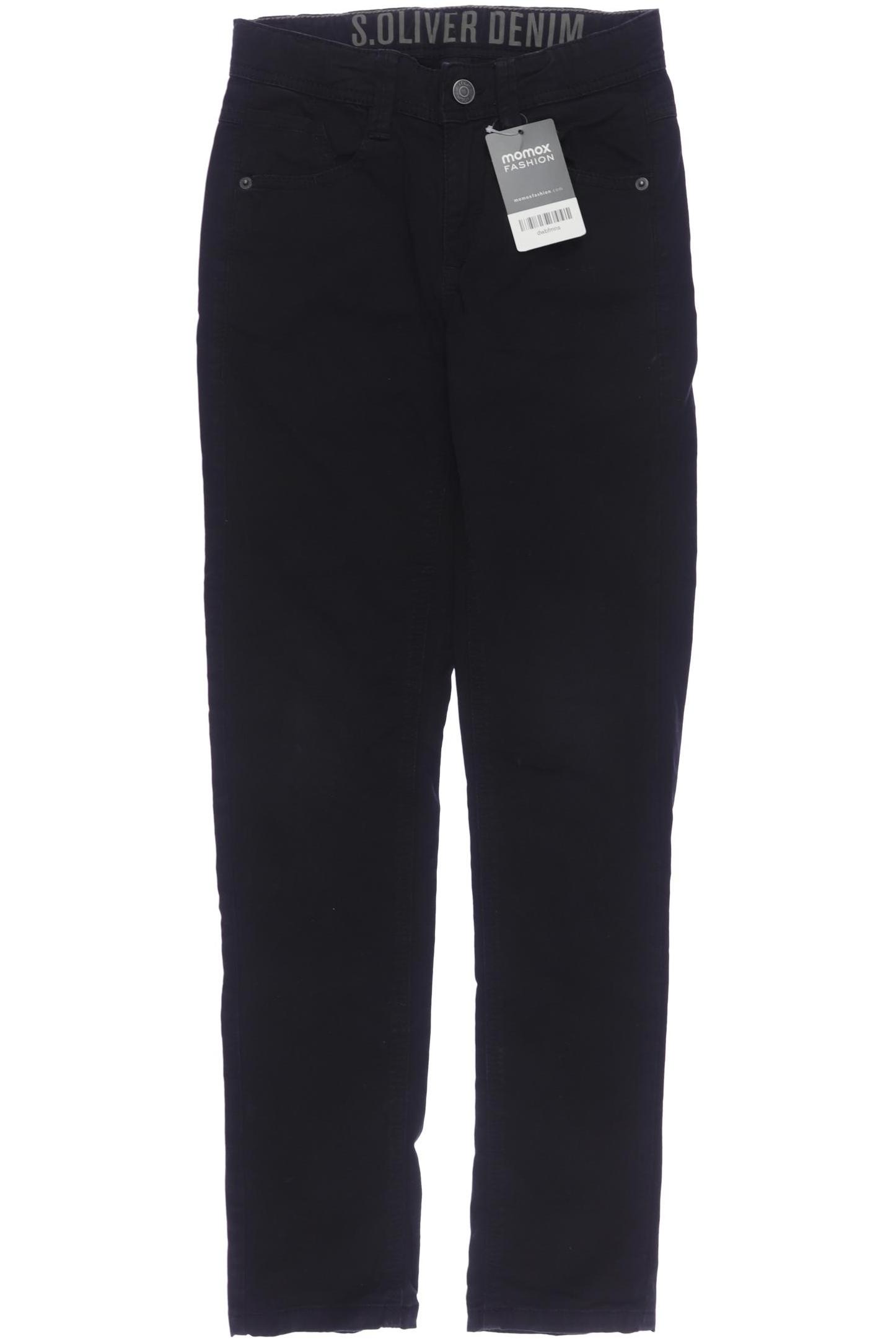 

s.Oliver Herren Jeans, schwarz, Gr. 152