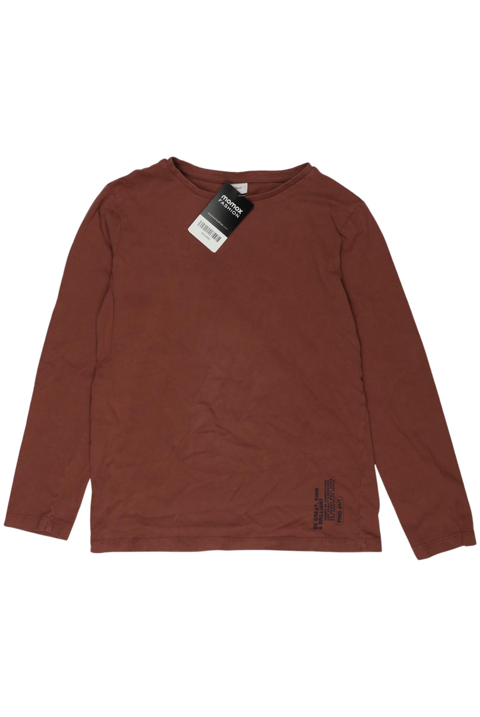 

s.Oliver Jungen Langarmshirt, braun, Gr. 152