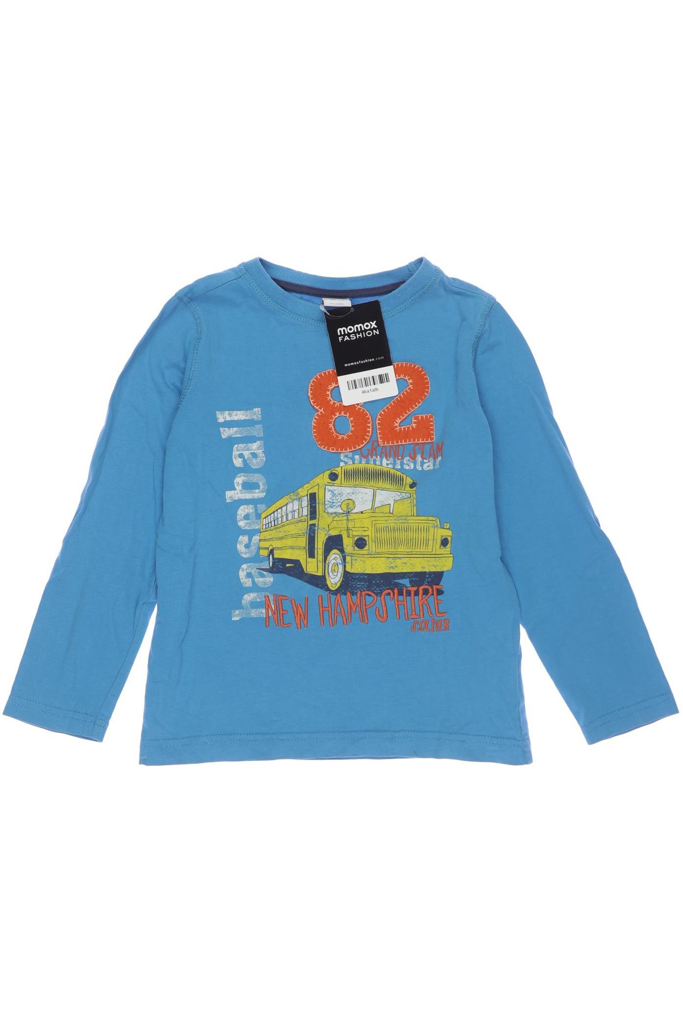 

s.Oliver Herren Langarmshirt, blau, Gr. 116