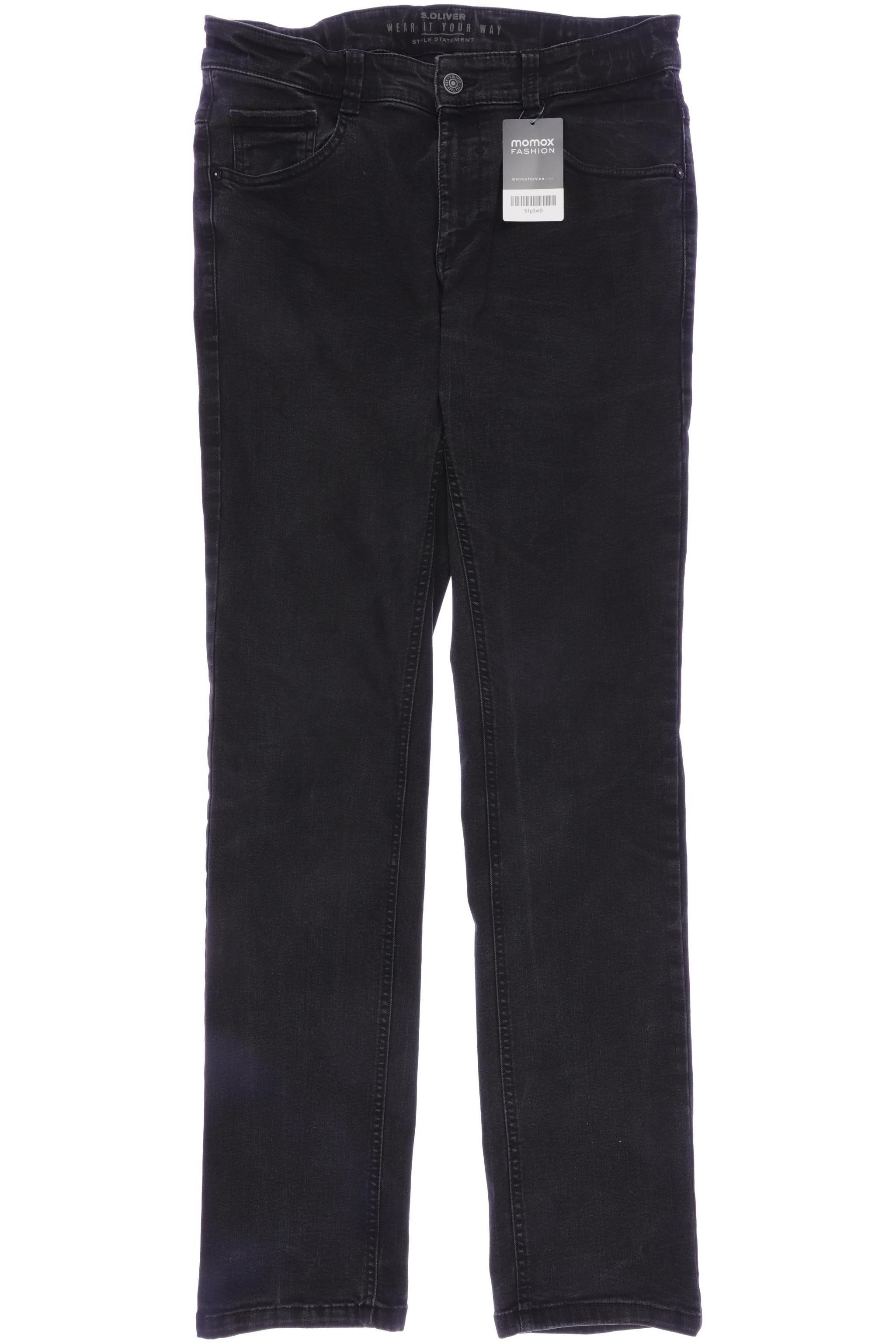 

s.Oliver Herren Jeans, schwarz, Gr. 176