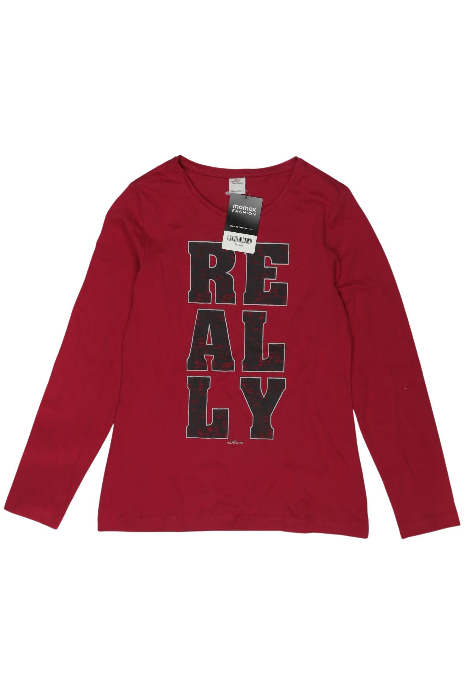 

s.Oliver Jungen Langarmshirt, rot, Gr. 152