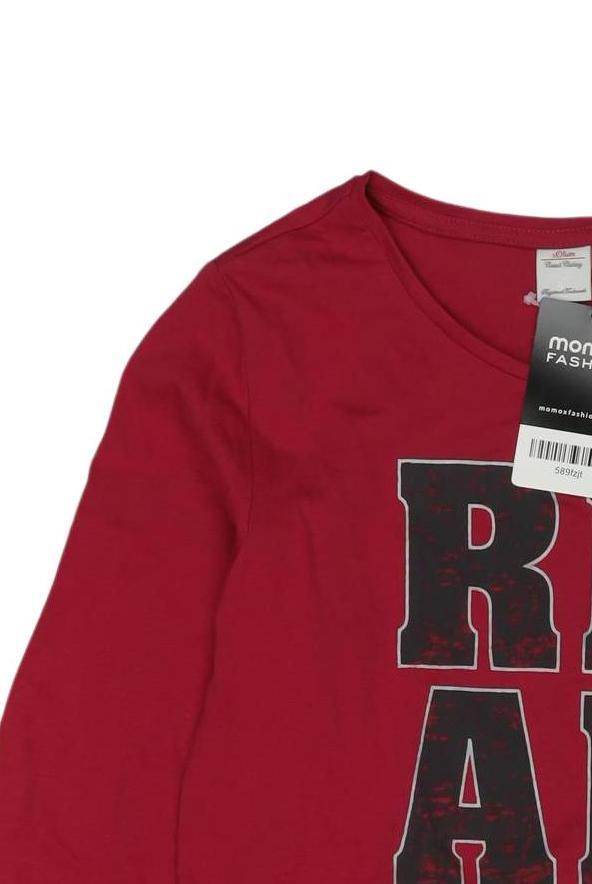 Thumbnail - s.Oliver Jungen Langarmshirt, rot, Gr. 152