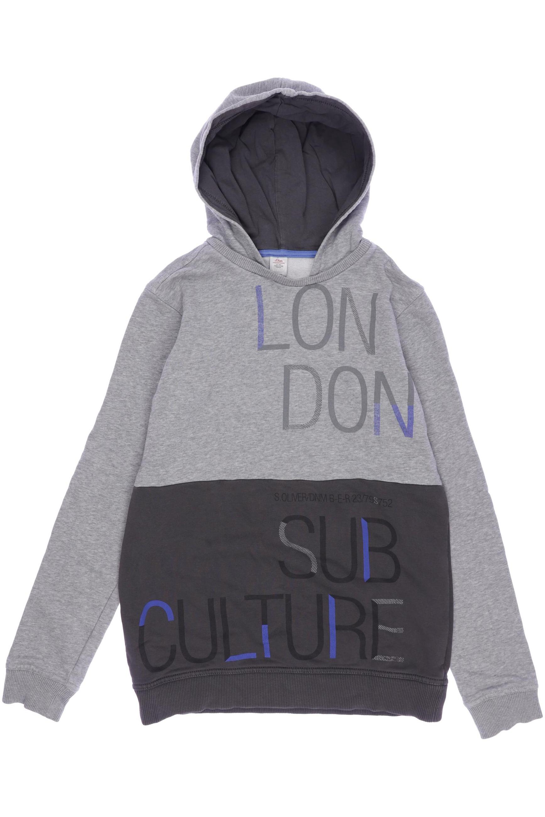 

s.Oliver Herren Hoodies & Sweater, grau, Gr. 176