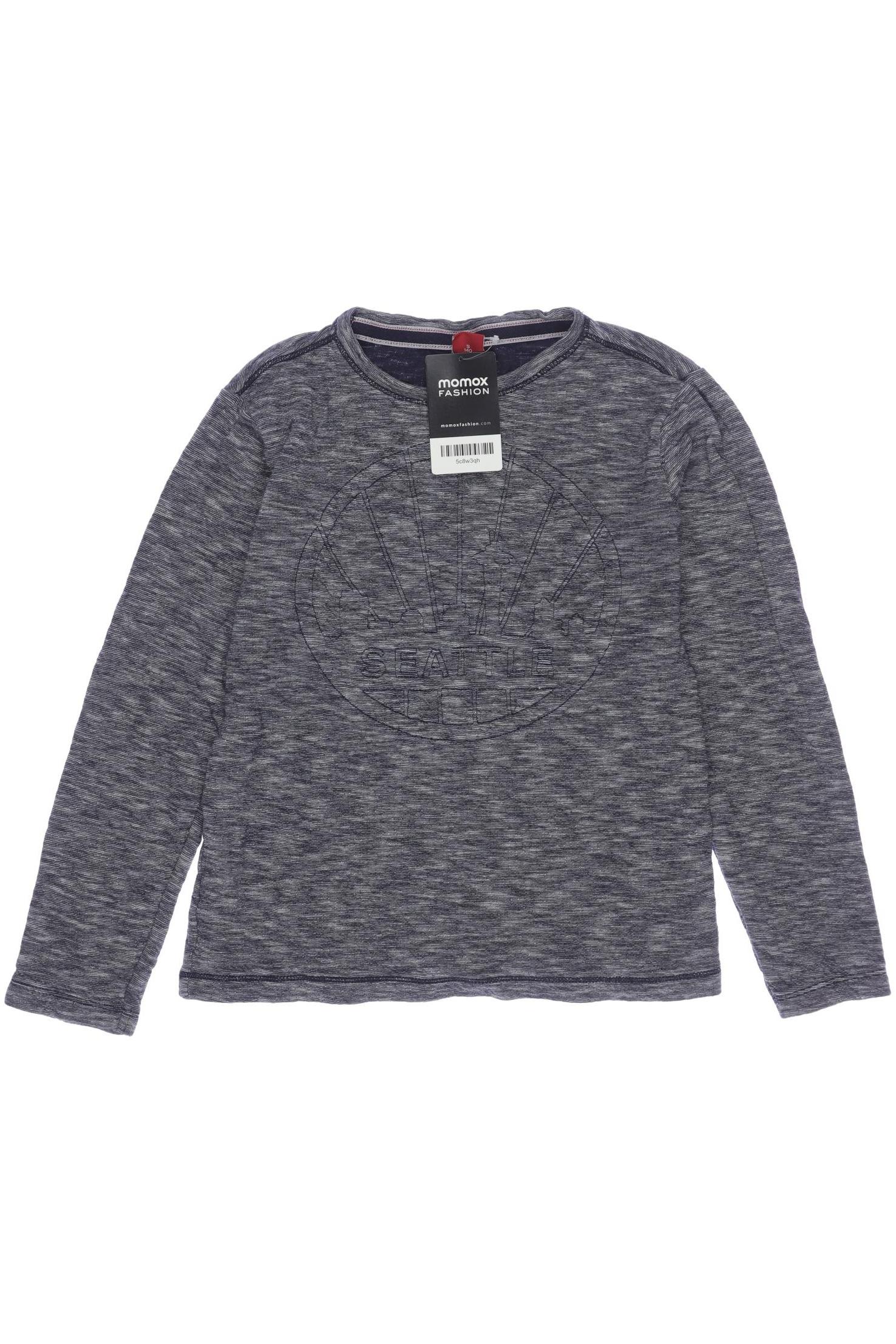 

s.Oliver Herren Langarmshirt, marineblau, Gr. 140