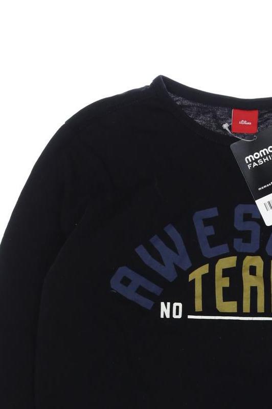 Thumbnail - s.Oliver Herren Langarmshirt, schwarz, Gr. 152