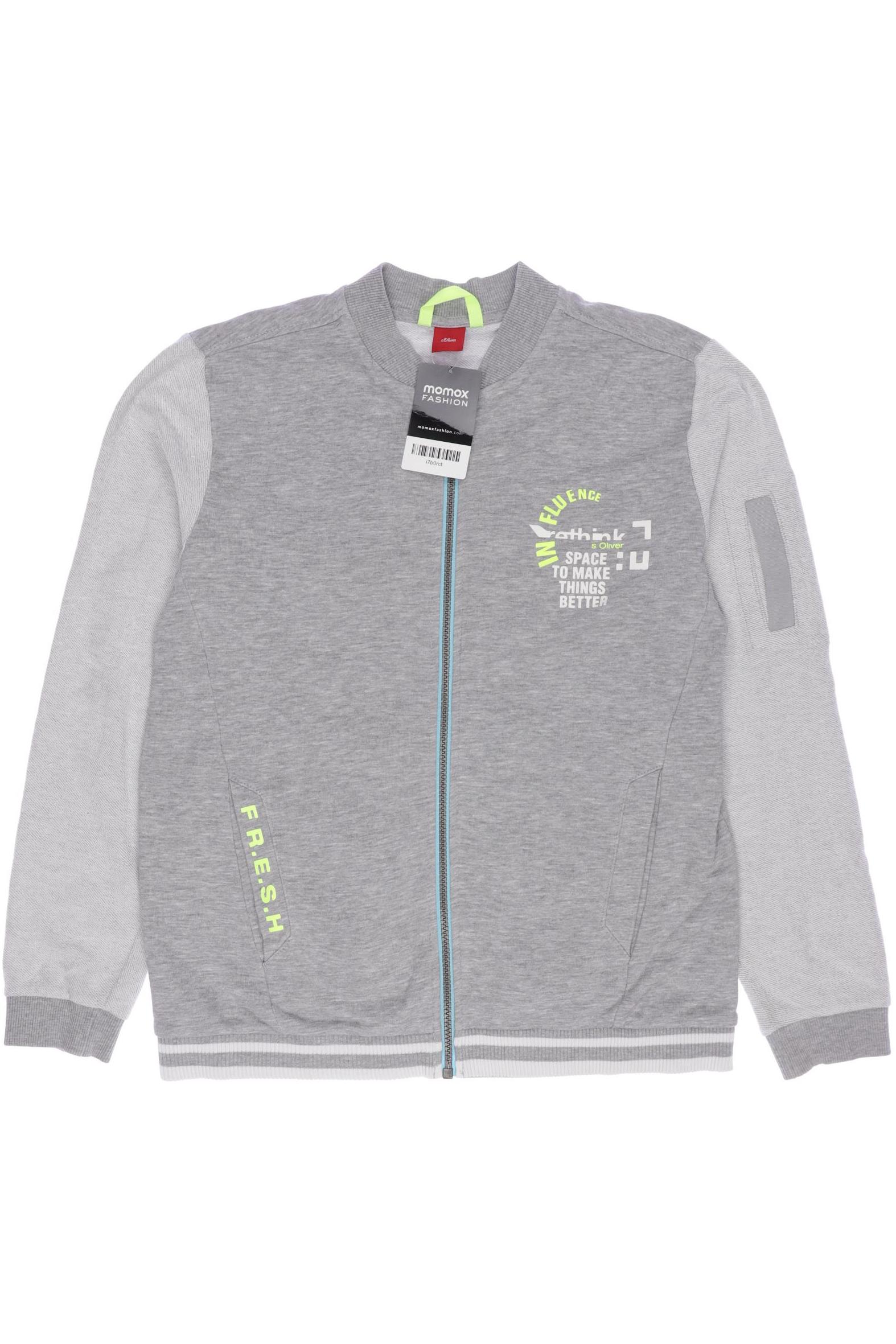 

s.Oliver Herren Hoodies & Sweater, grau, Gr. 152