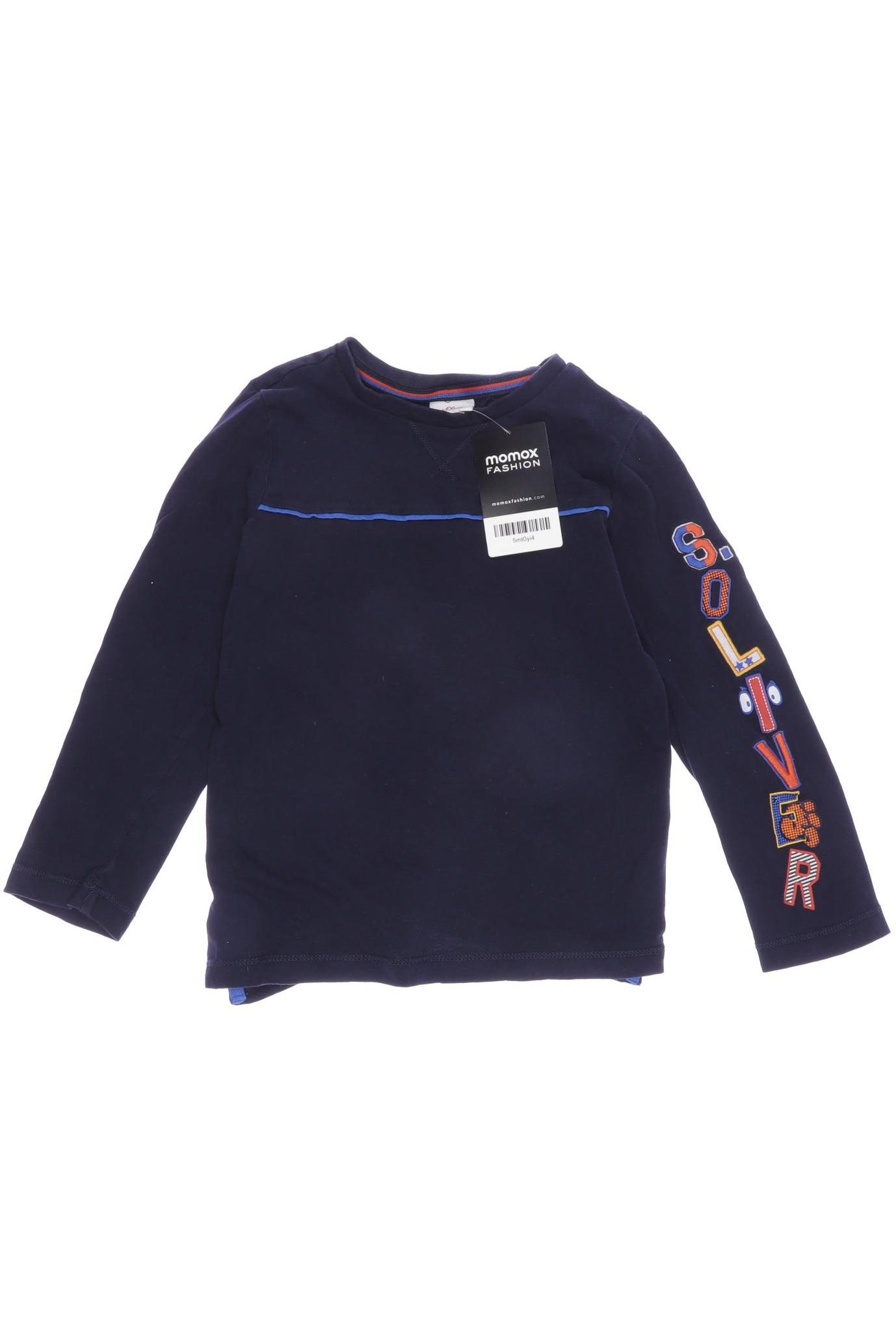 

s.Oliver Herren Langarmshirt, marineblau, Gr. 116