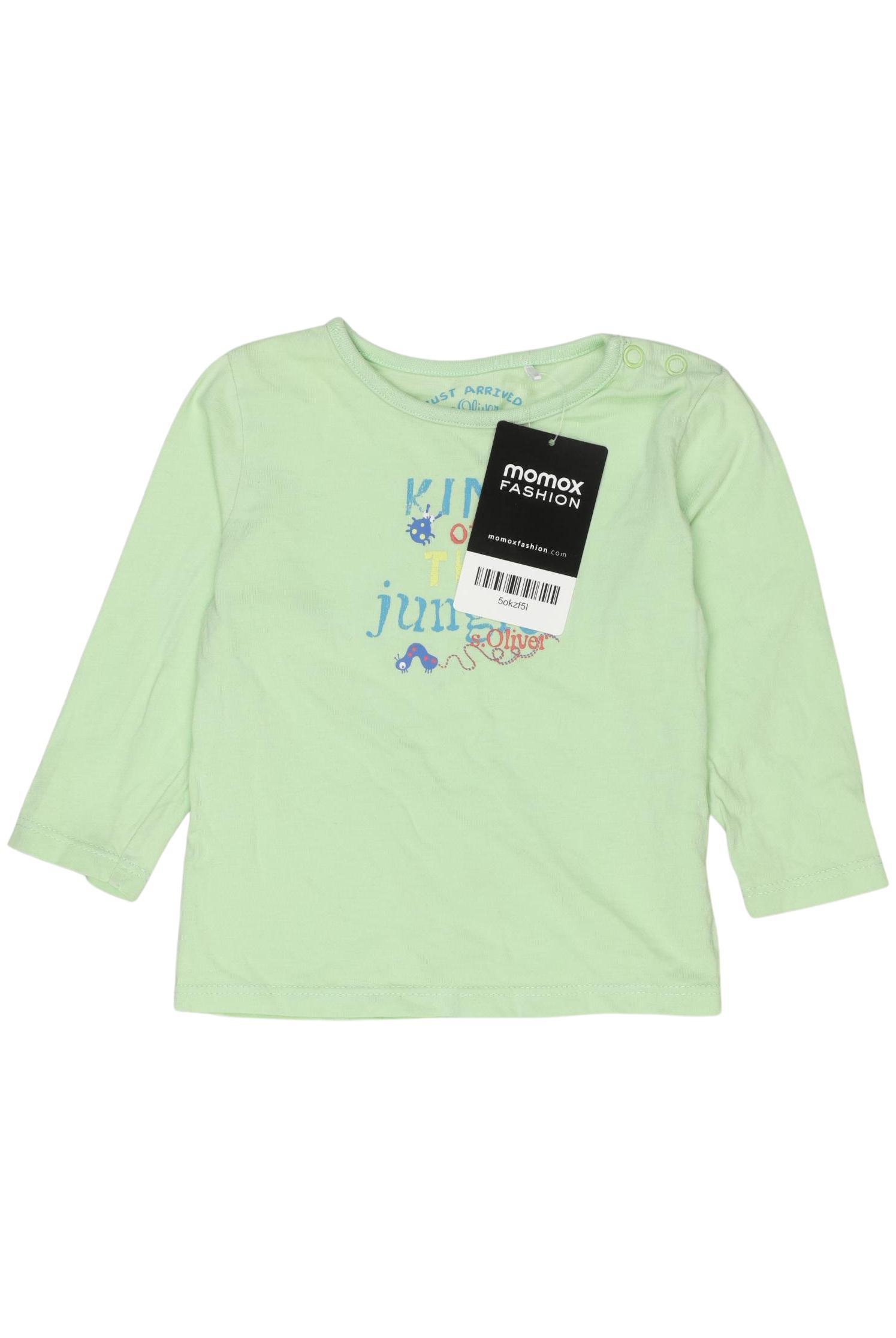 

s.Oliver Jungen Langarmshirt, hellgrün, Gr. 68