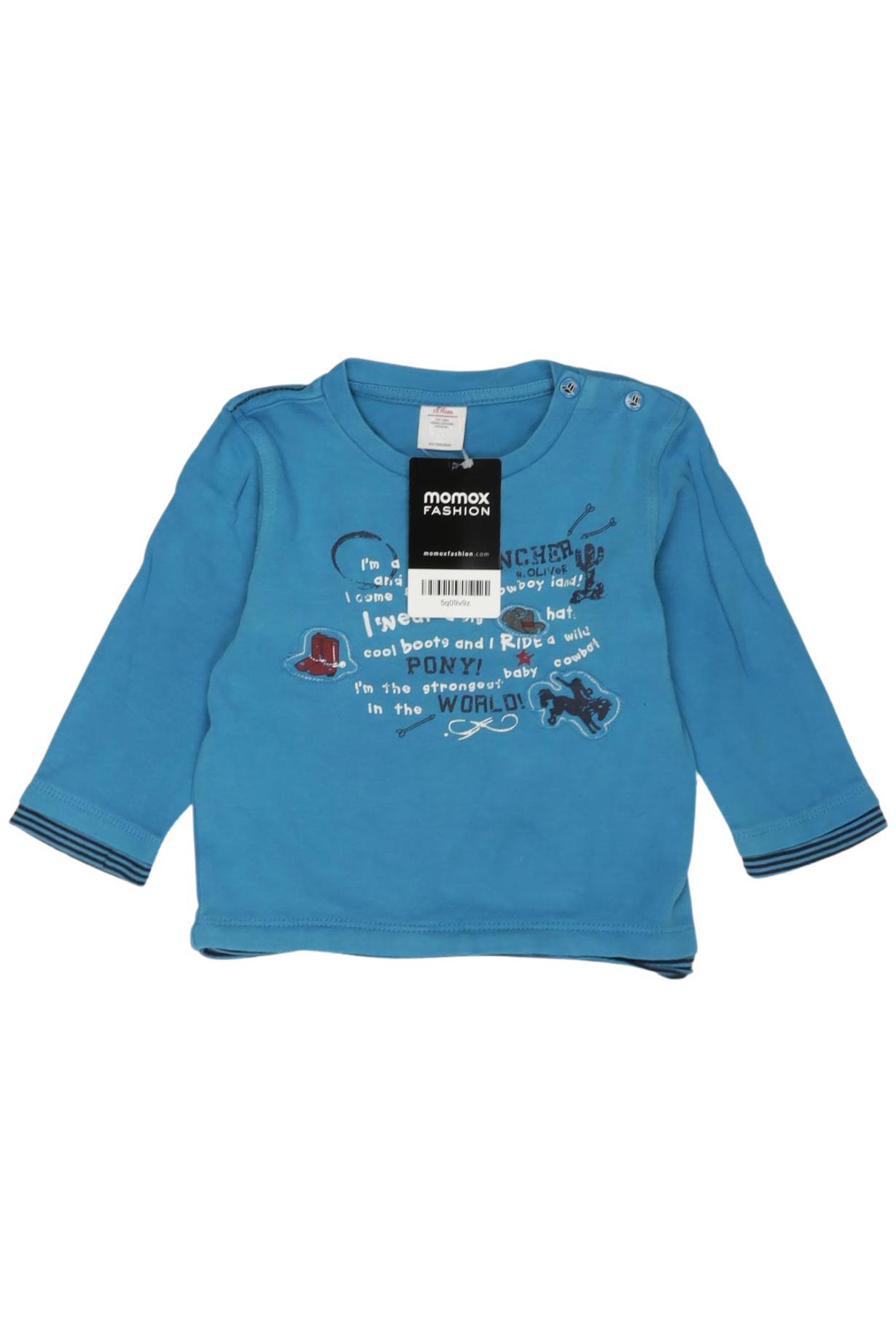 

s.Oliver Jungen Langarmshirt, hellblau, Gr. 80