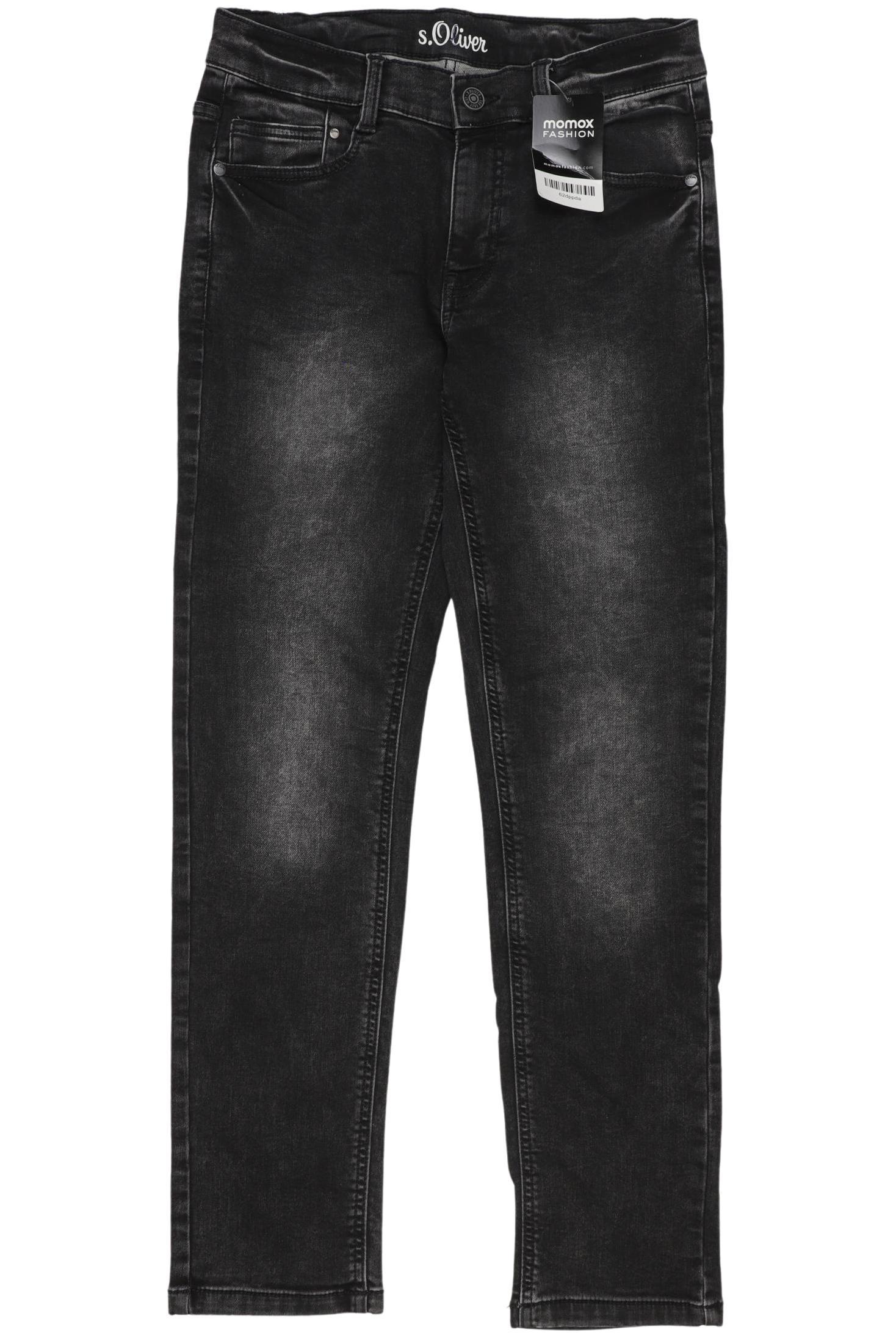 

s.Oliver Jungen Jeans, schwarz, Gr. 152