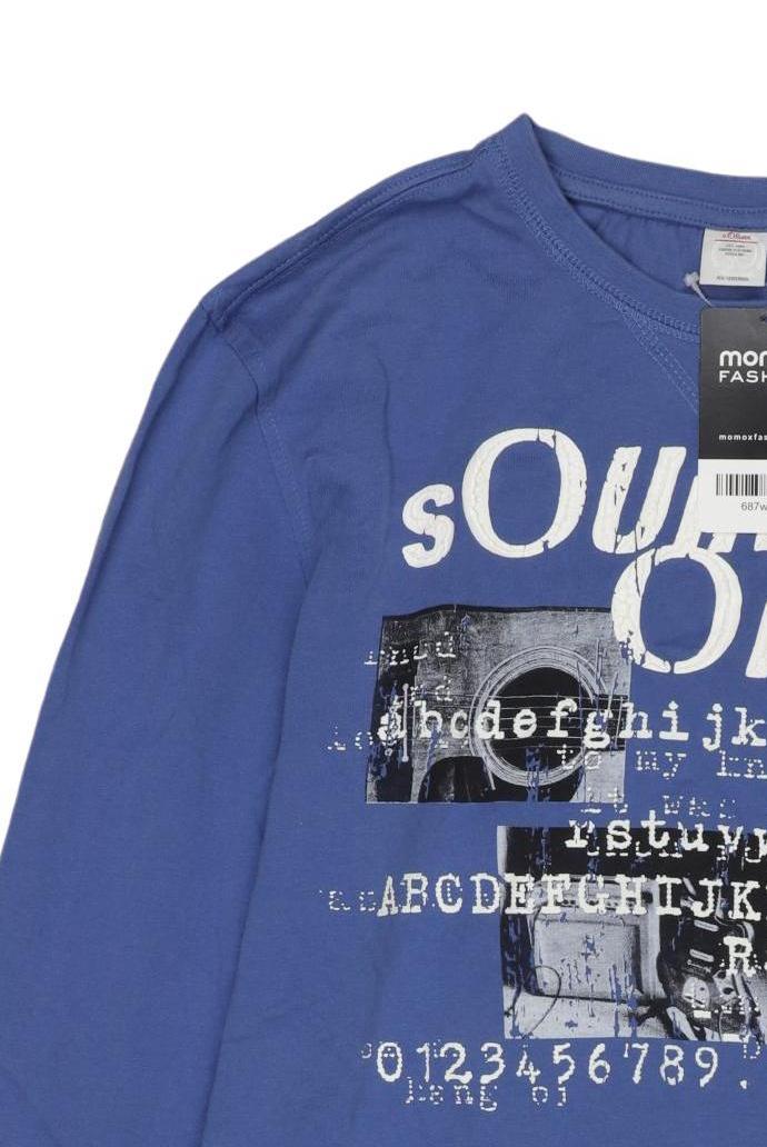 Thumbnail - s.Oliver Jungen Langarmshirt, blau, Gr. 176