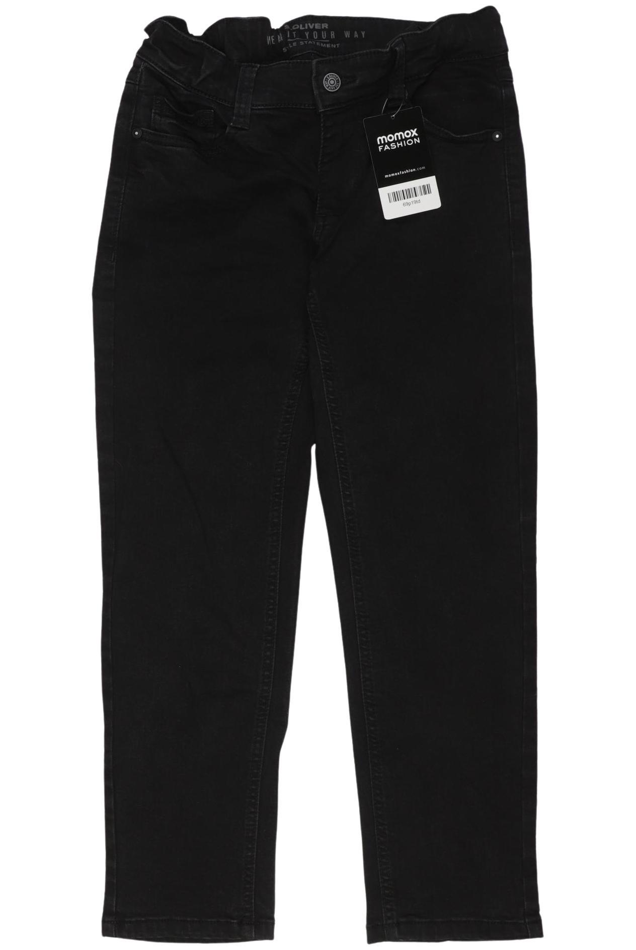 

s.Oliver Jungen Jeans, schwarz, Gr. 134