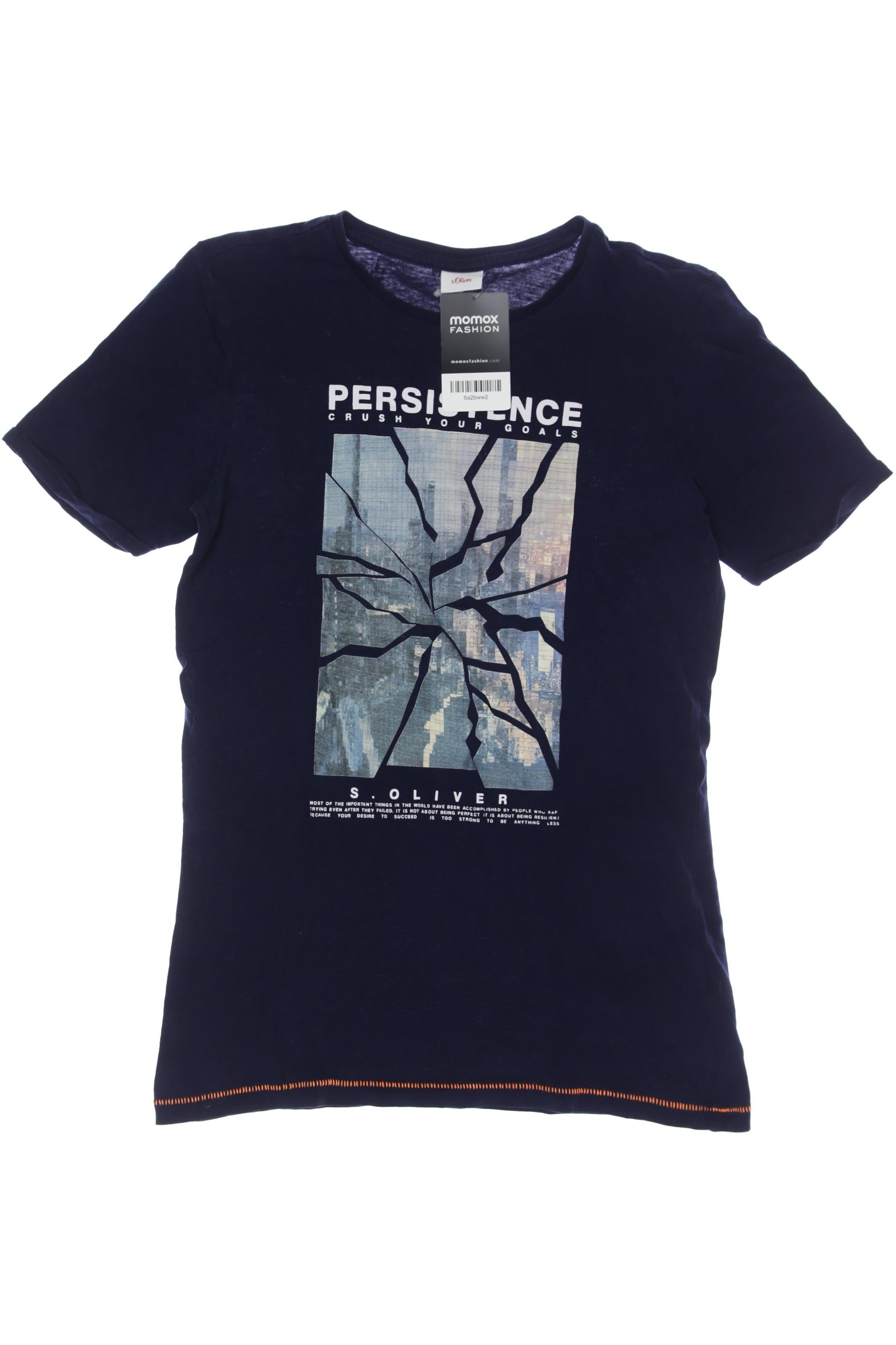 

s.Oliver Herren T-Shirt, marineblau, Gr. 176