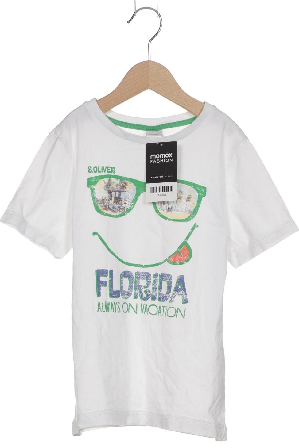 

s.Oliver Herren T-Shirt, weiß, Gr. 128
