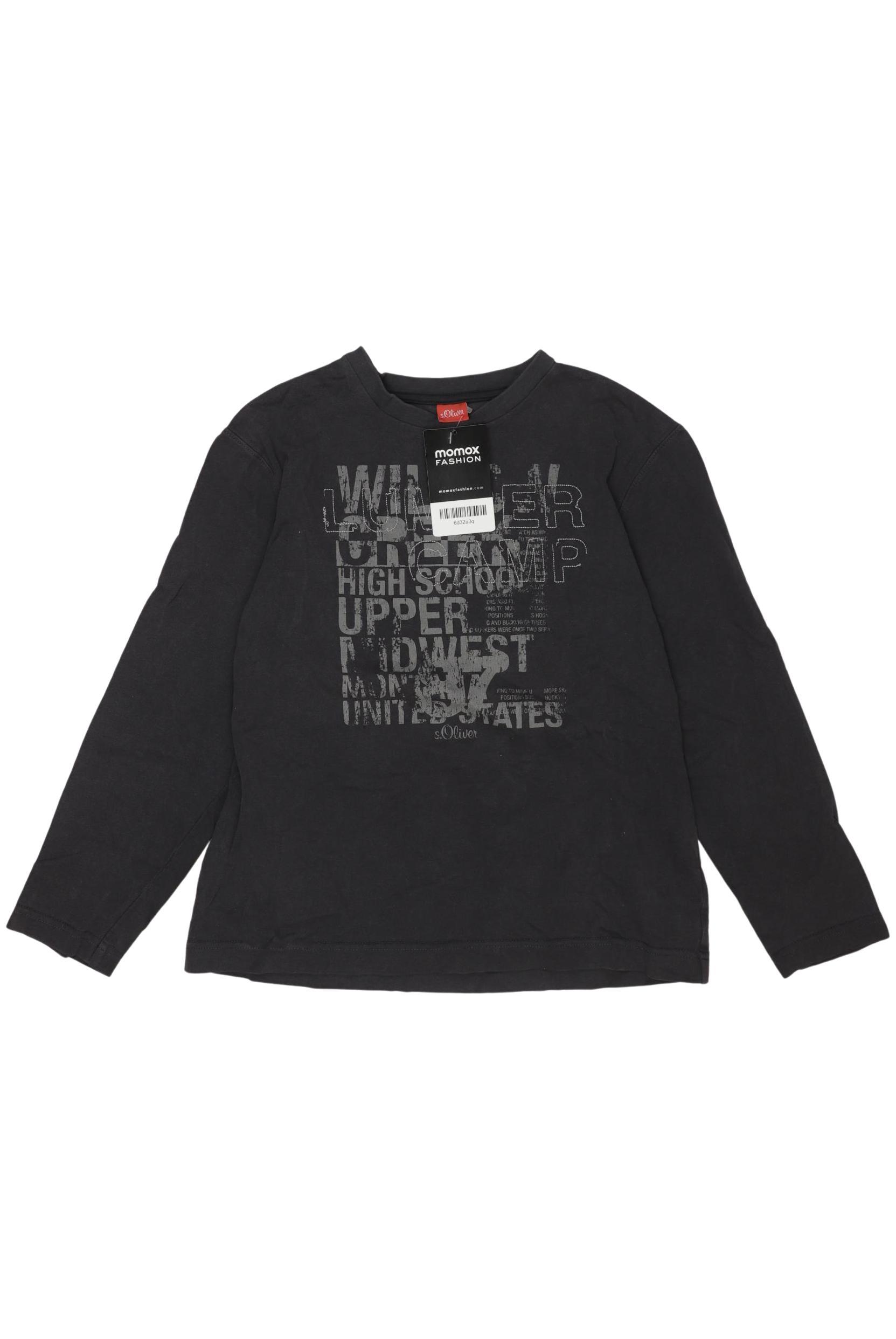 

s.Oliver Jungen Langarmshirt, grau, Gr. 140