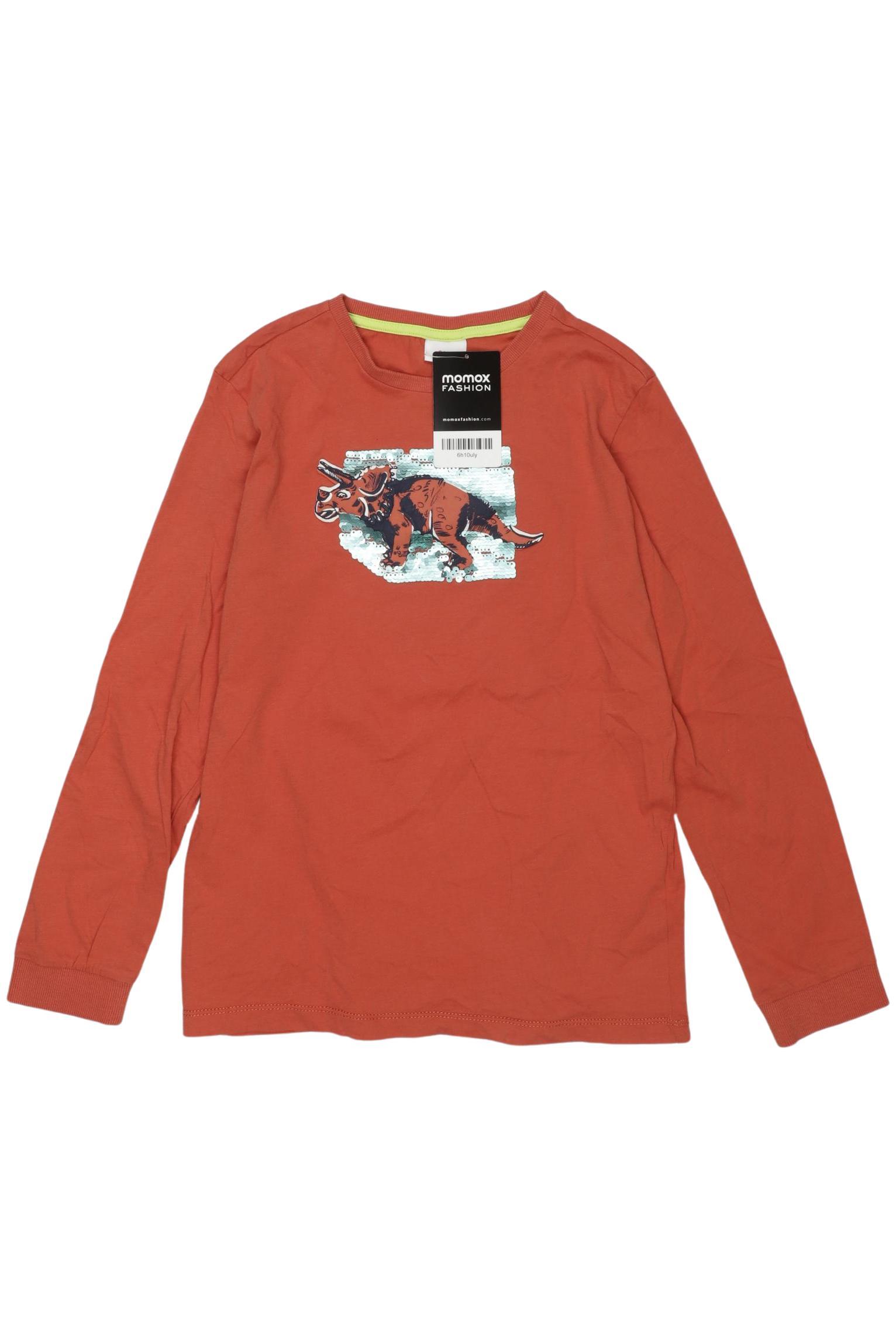 

s.Oliver Jungen Langarmshirt, orange, Gr. 140