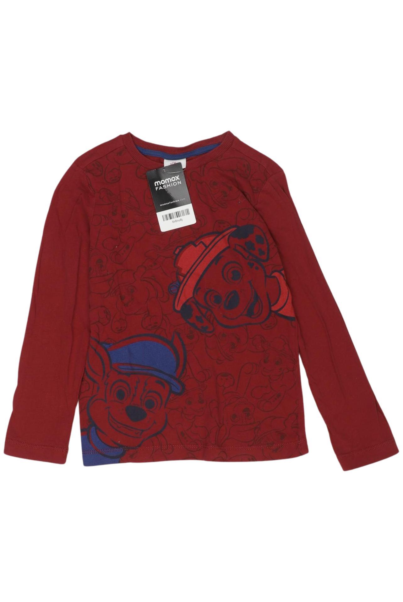 

s.Oliver Herren Langarmshirt, rot, Gr. 116