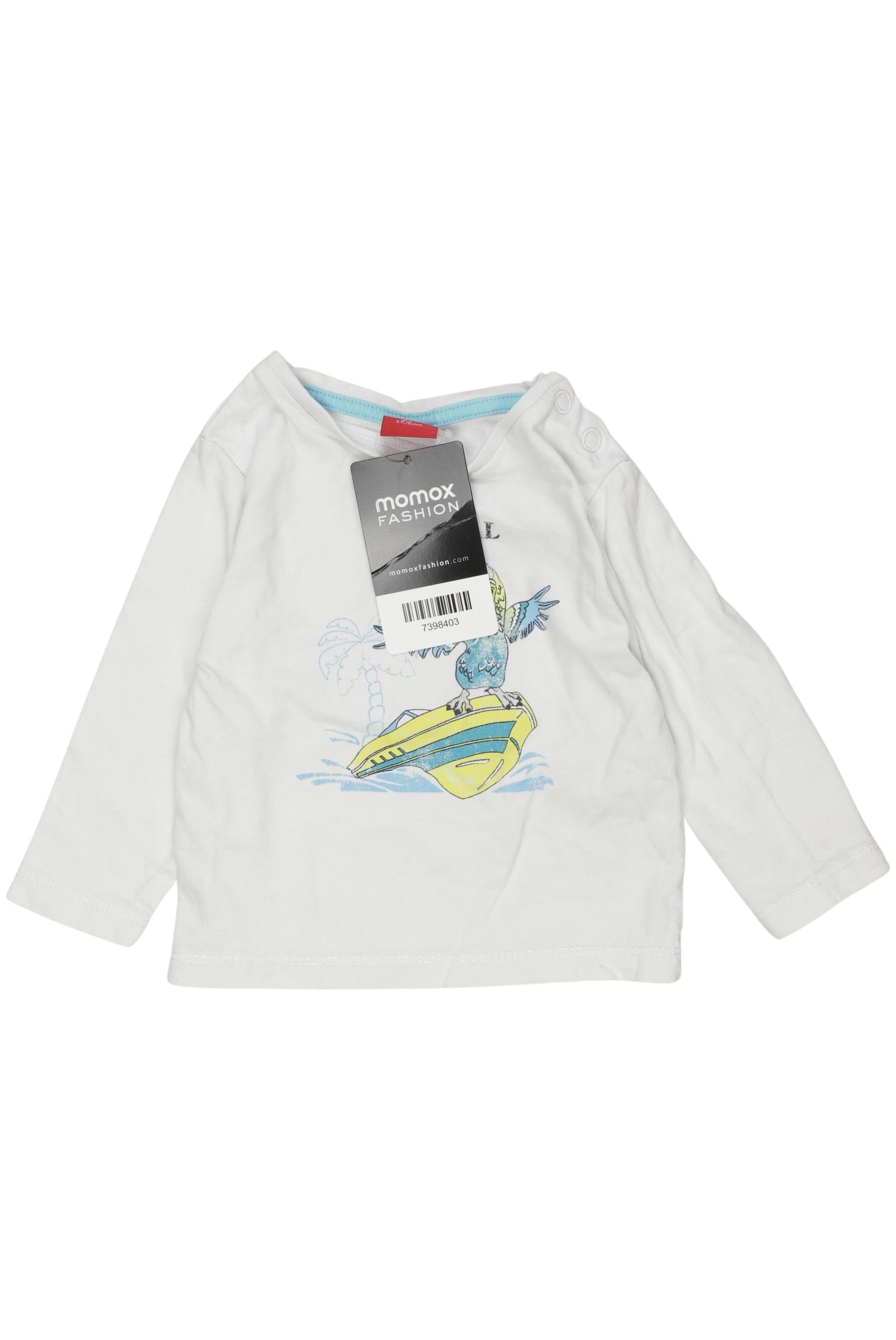 

s.Oliver Jungen Langarmshirt, weiß, Gr. 68