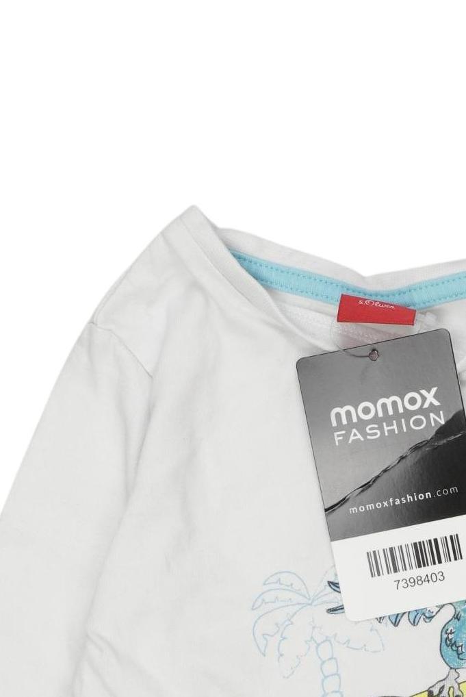 Thumbnail - s.Oliver Jungen Langarmshirt, weiß, Gr. 68