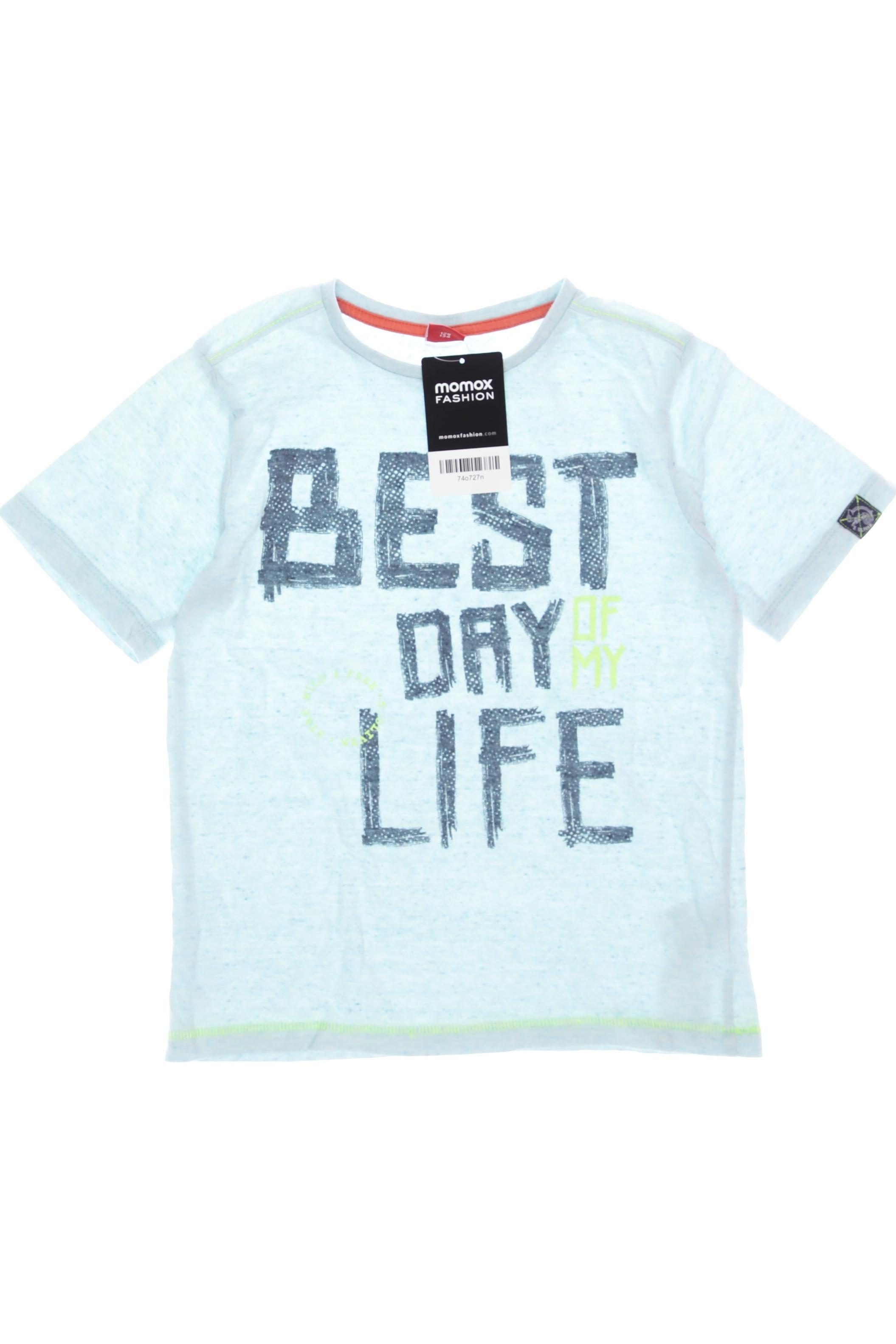 

s.Oliver Herren T-Shirt, blau, Gr. 128