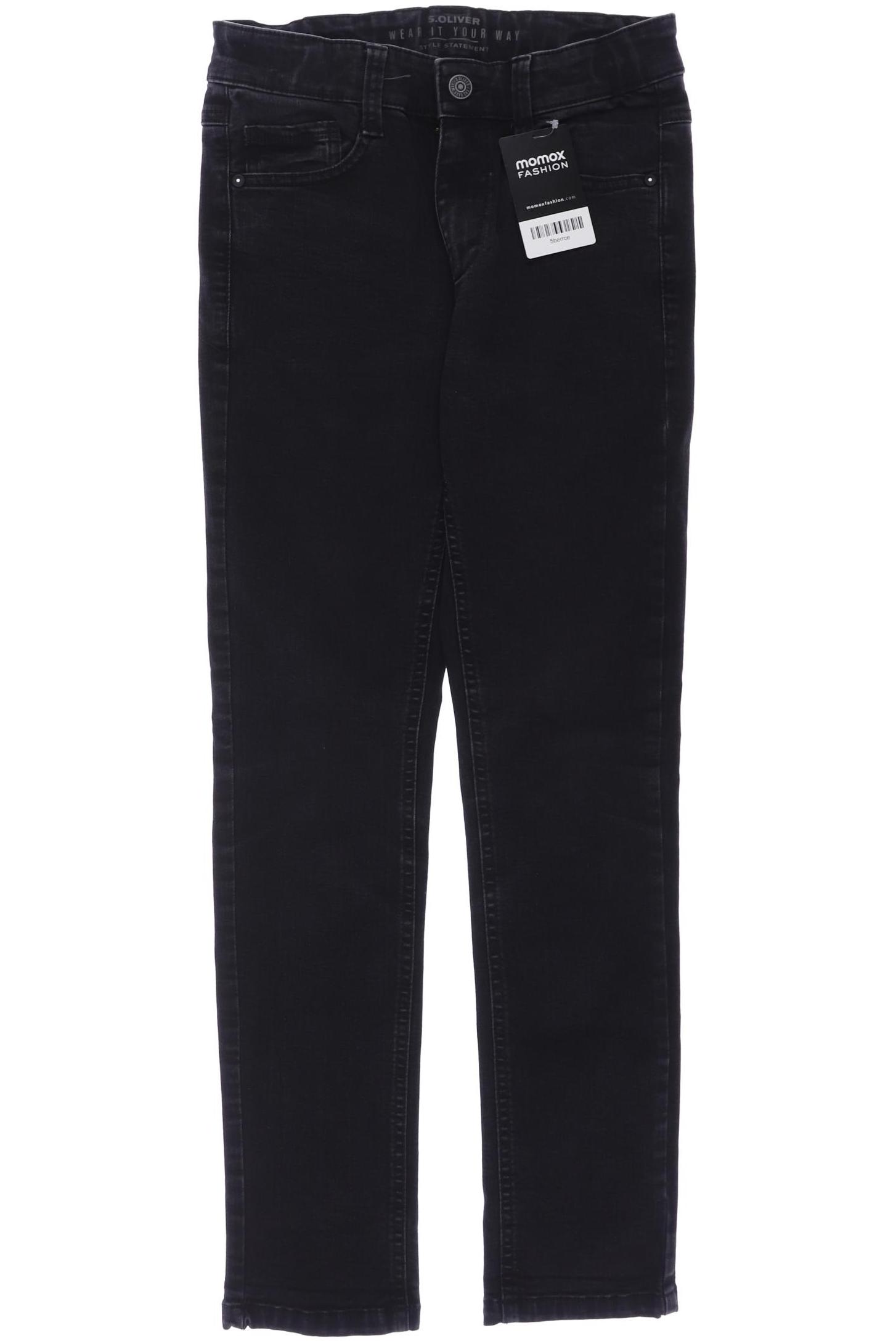 

s.Oliver Jungen Jeans, schwarz