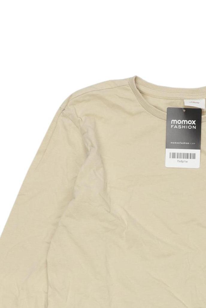 Thumbnail - s.Oliver Jungen Langarmshirt, beige, Gr. 164