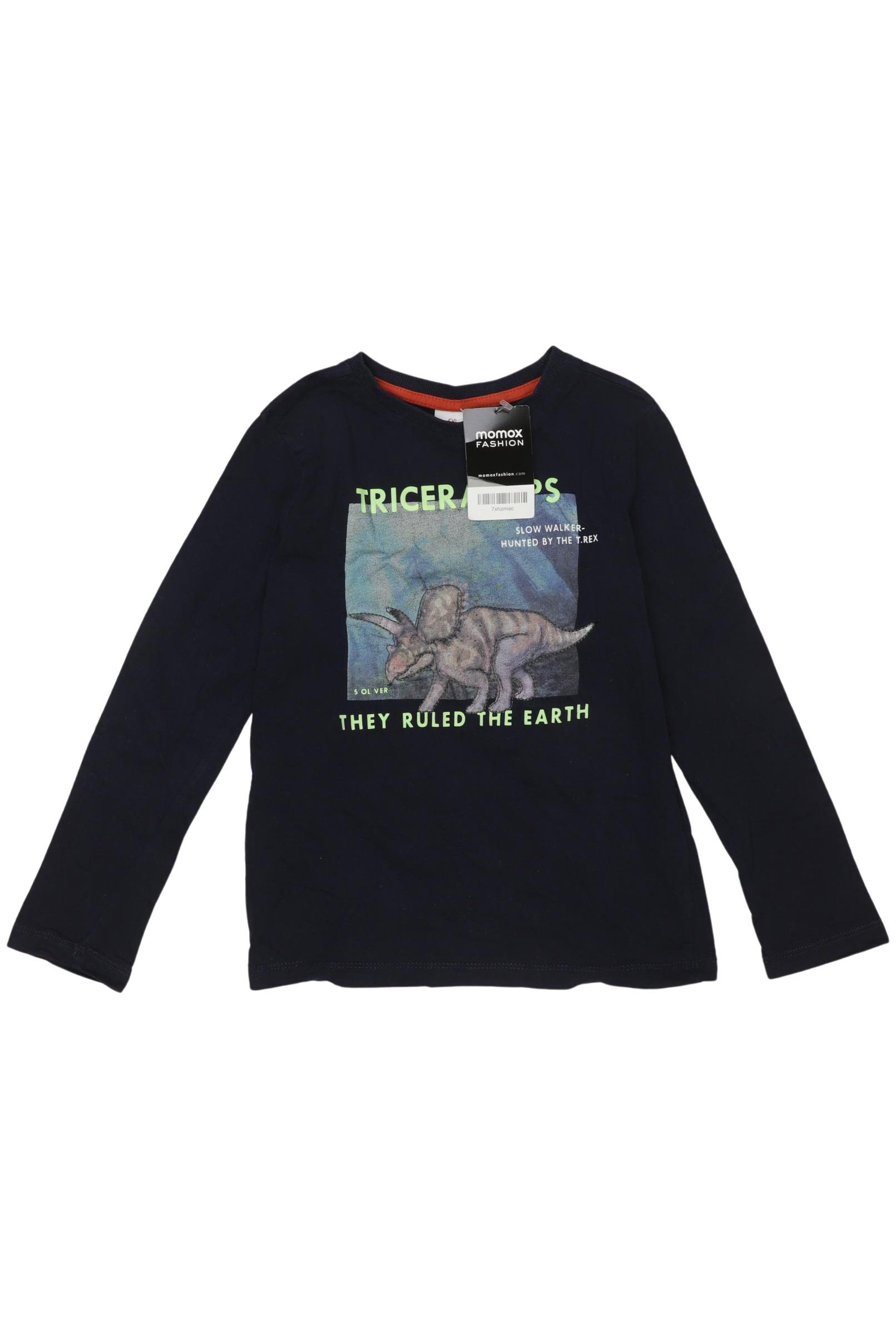 

s.Oliver Jungen Langarmshirt, marineblau, Gr. 128