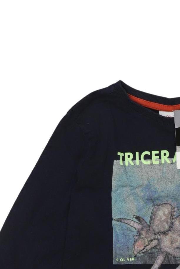 Thumbnail - s.Oliver Jungen Langarmshirt, marineblau, Gr. 128