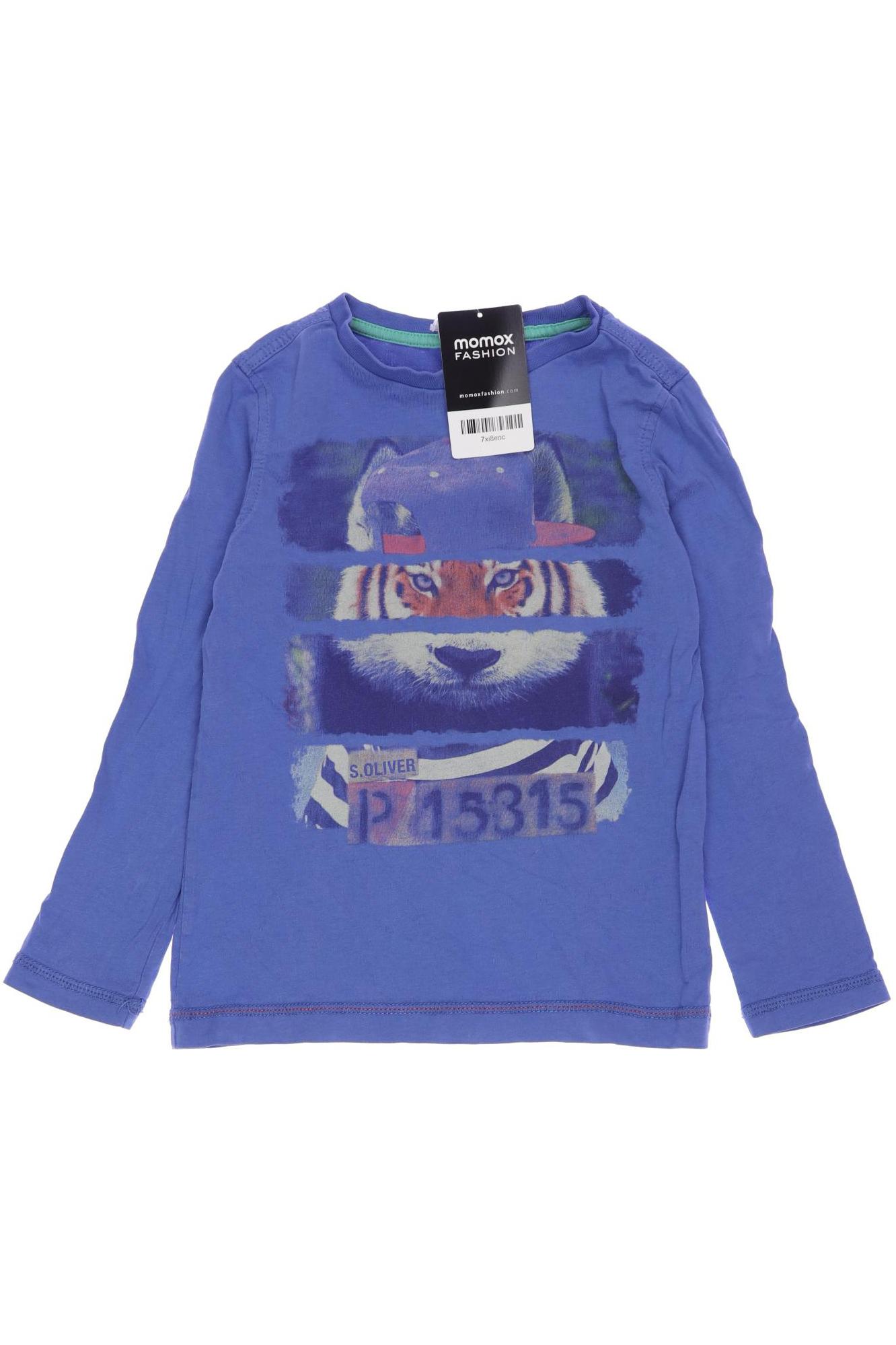 

s.Oliver Herren Langarmshirt, blau, Gr. 116