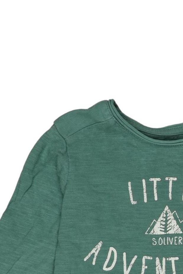 Thumbnail - s.Oliver Jungen Langarmshirt, grün, Gr. 80