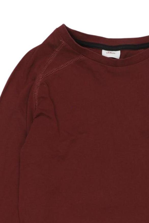 Thumbnail - s.Oliver Jungen Langarmshirt, bordeaux, Gr. 152
