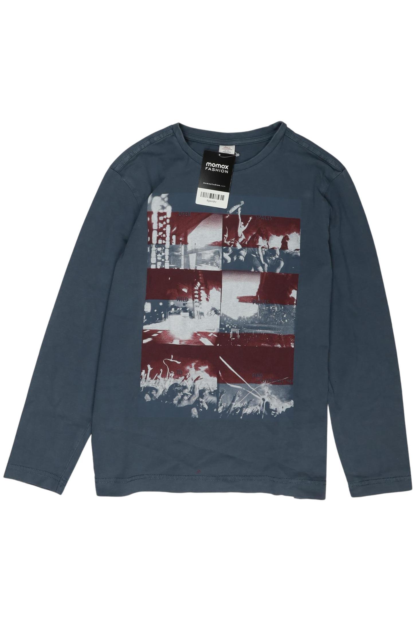 

s.Oliver Jungen Langarmshirt, blau, Gr. 152