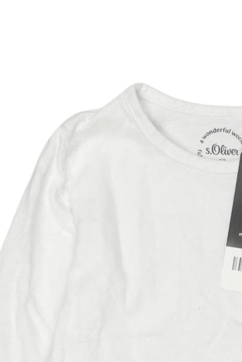Thumbnail - s.Oliver Jungen Langarmshirt, weiß, Gr. 68