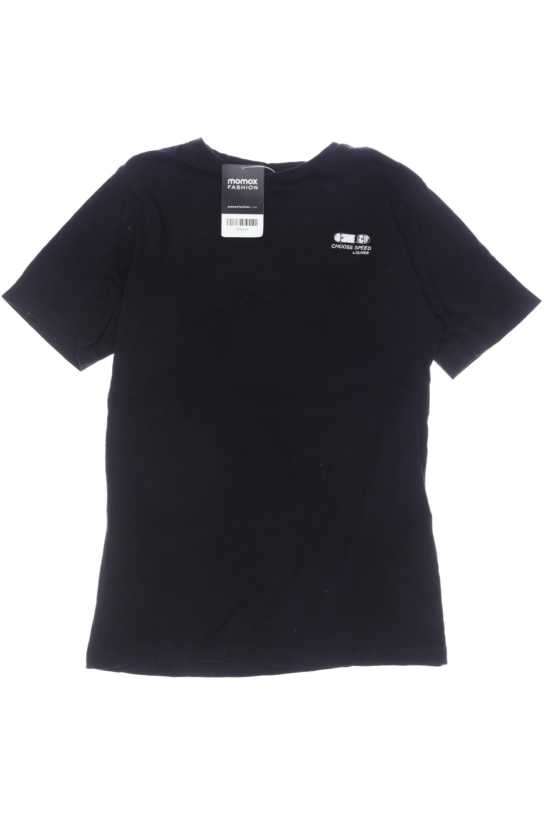 

s.Oliver Herren T-Shirt, schwarz, Gr. 164