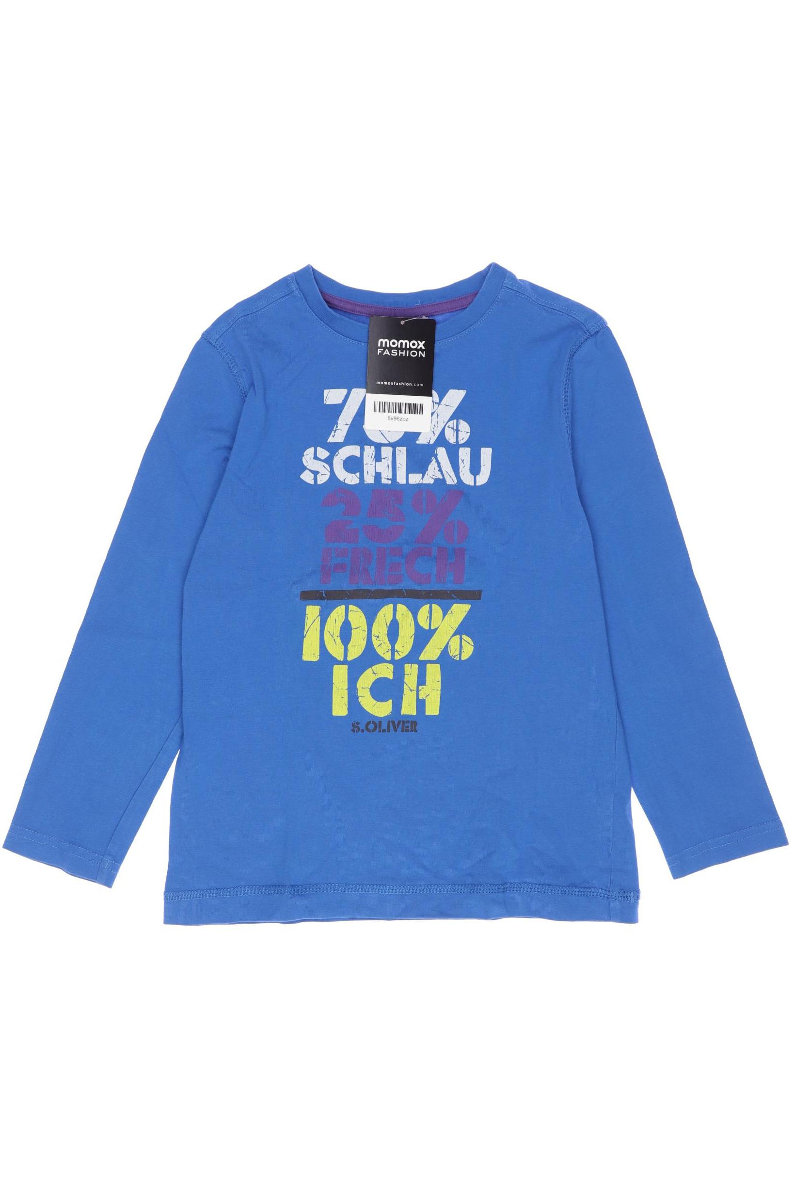 

s.Oliver Herren Langarmshirt, blau, Gr. 116