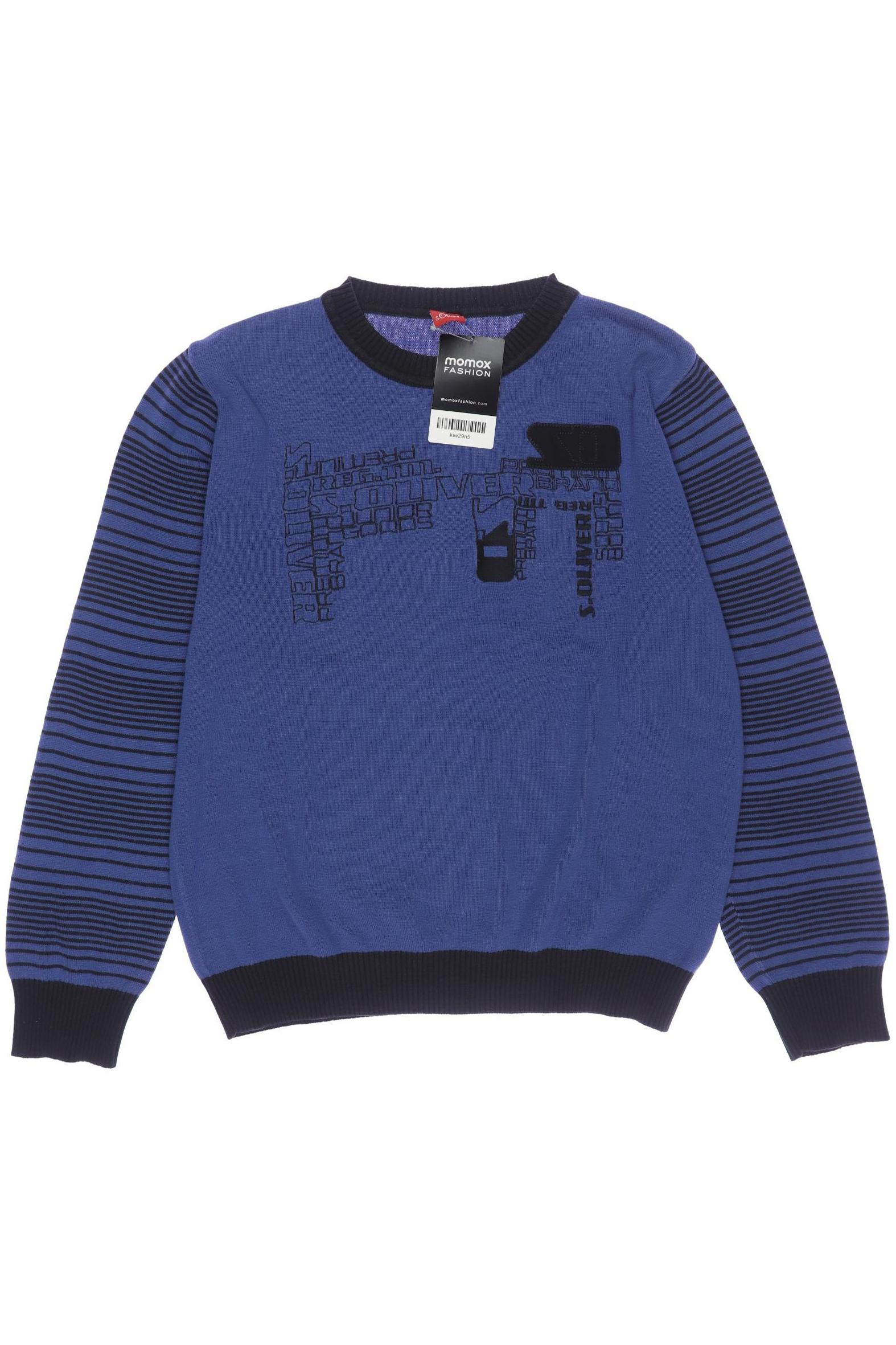 

s.Oliver Herren Pullover, blau, Gr. 152