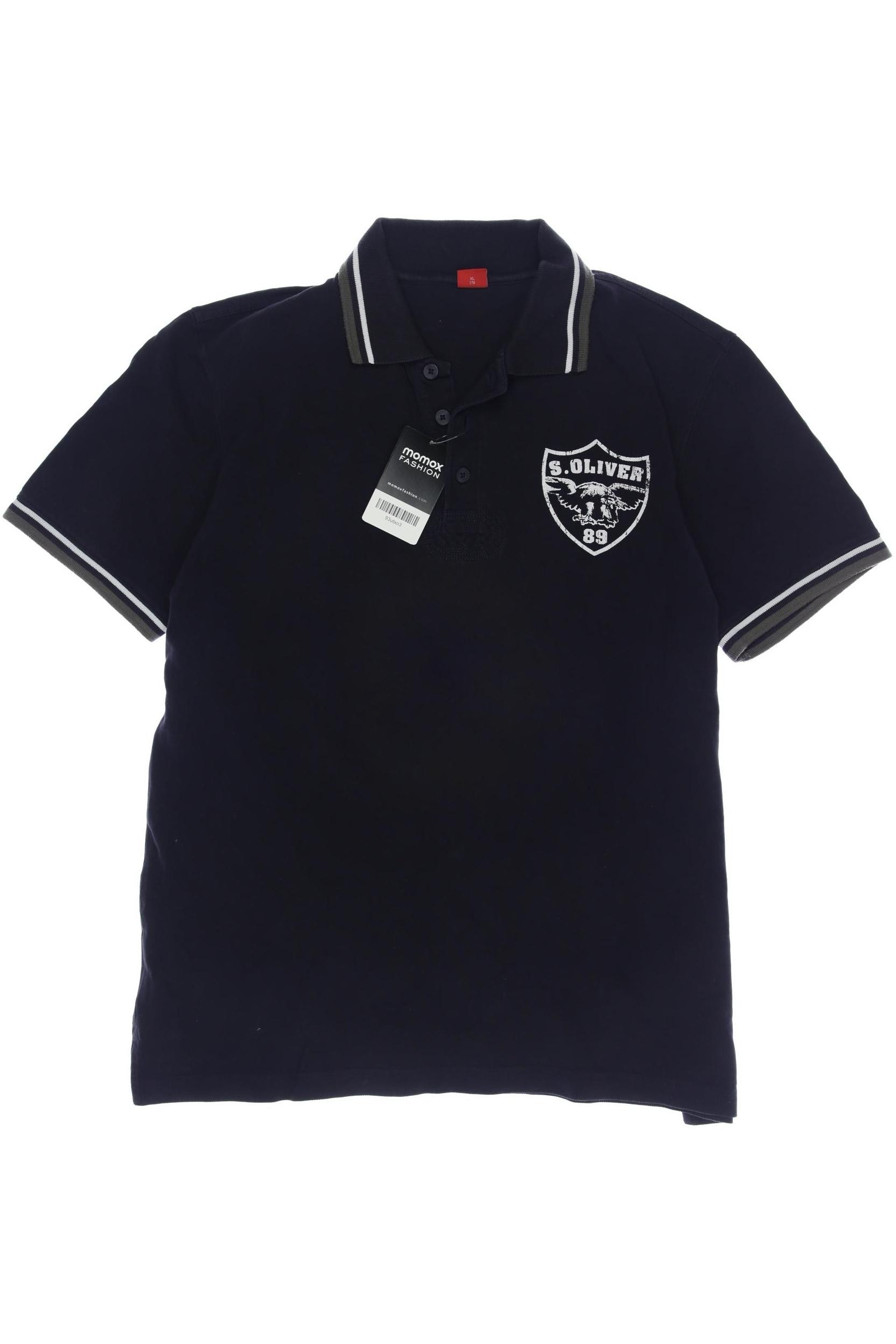 

s.Oliver Herren Poloshirt, marineblau, Gr. 176