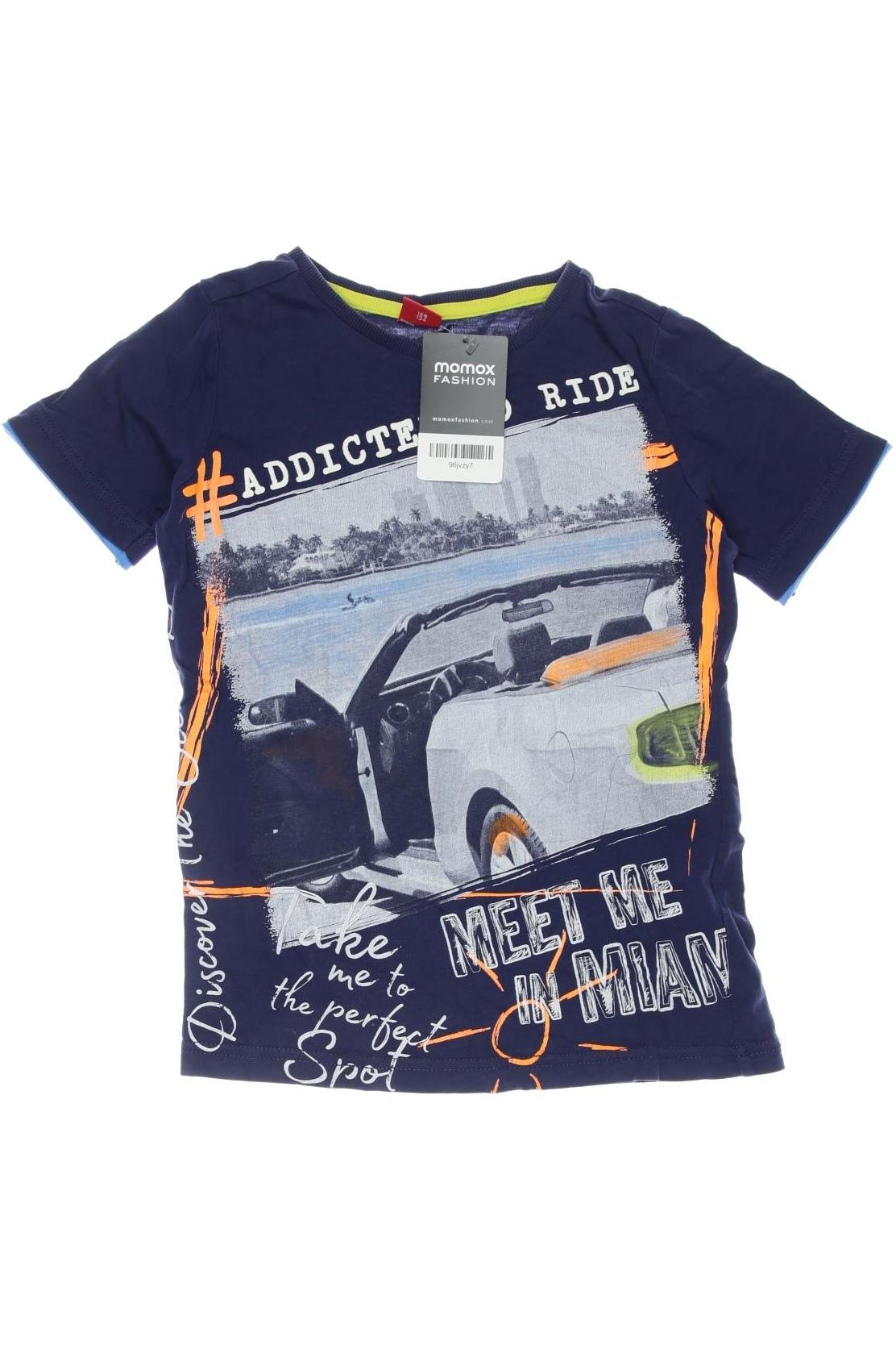 

s.Oliver Herren T-Shirt, marineblau, Gr. 128