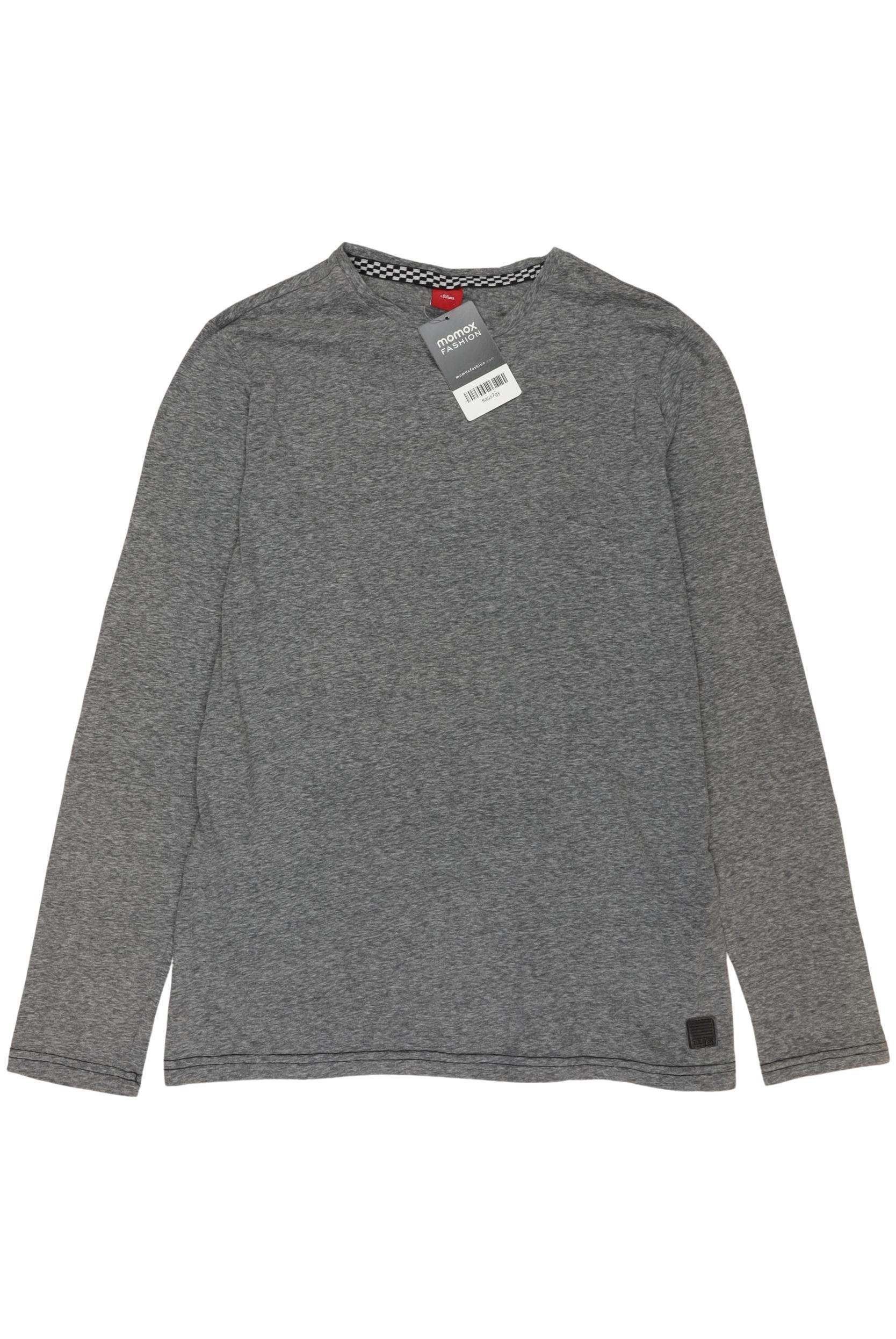 

s.Oliver Jungen Langarmshirt, grau, Gr. 164