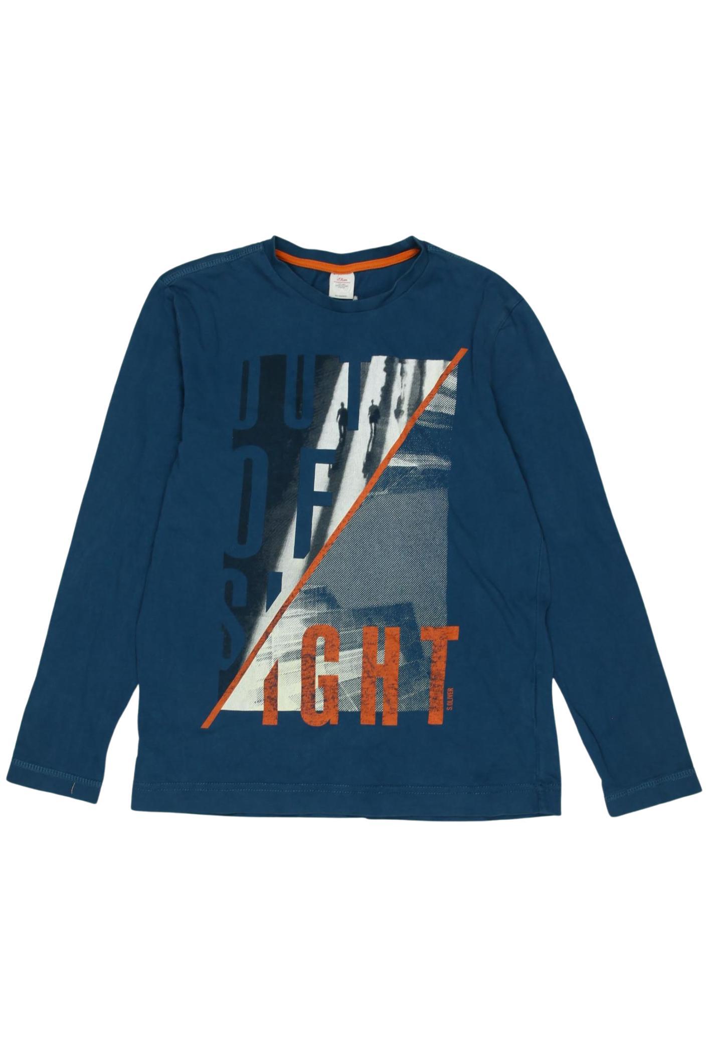 

s.Oliver Jungen Langarmshirt, blau, Gr. 152