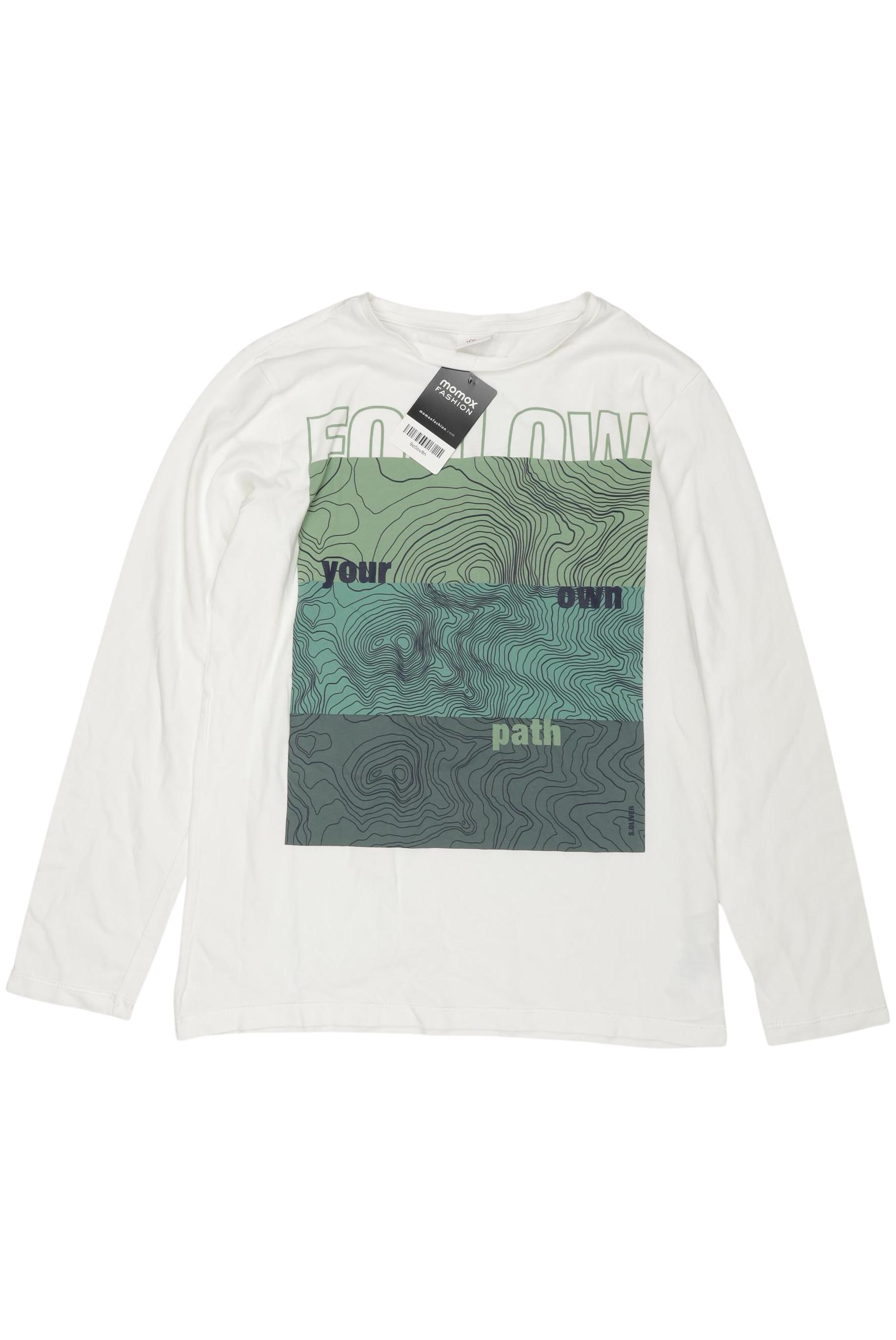 

s.Oliver Jungen Langarmshirt, weiß, Gr. 164