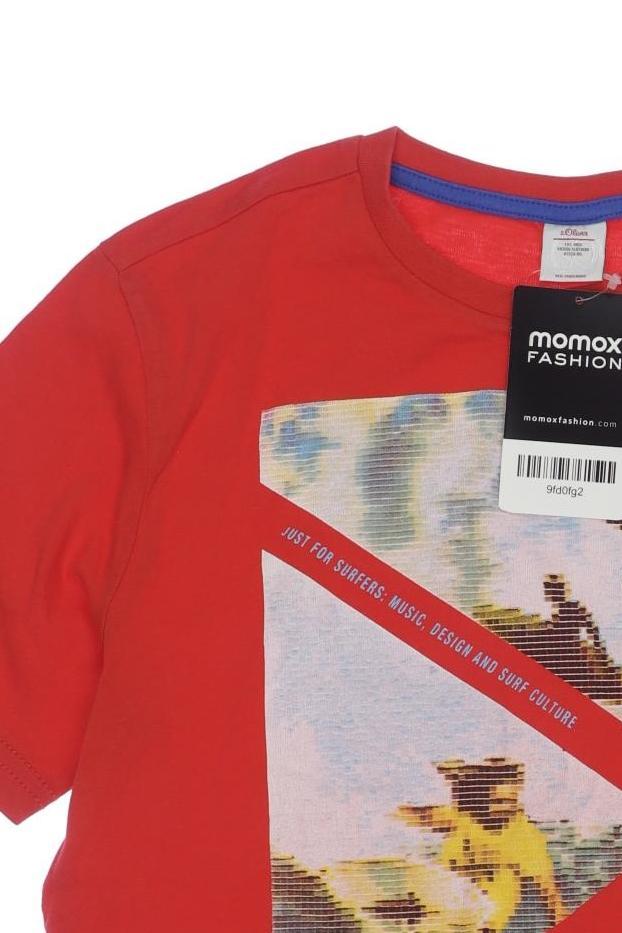 Thumbnail - s.Oliver Herren T-Shirt, rot, Gr. 140