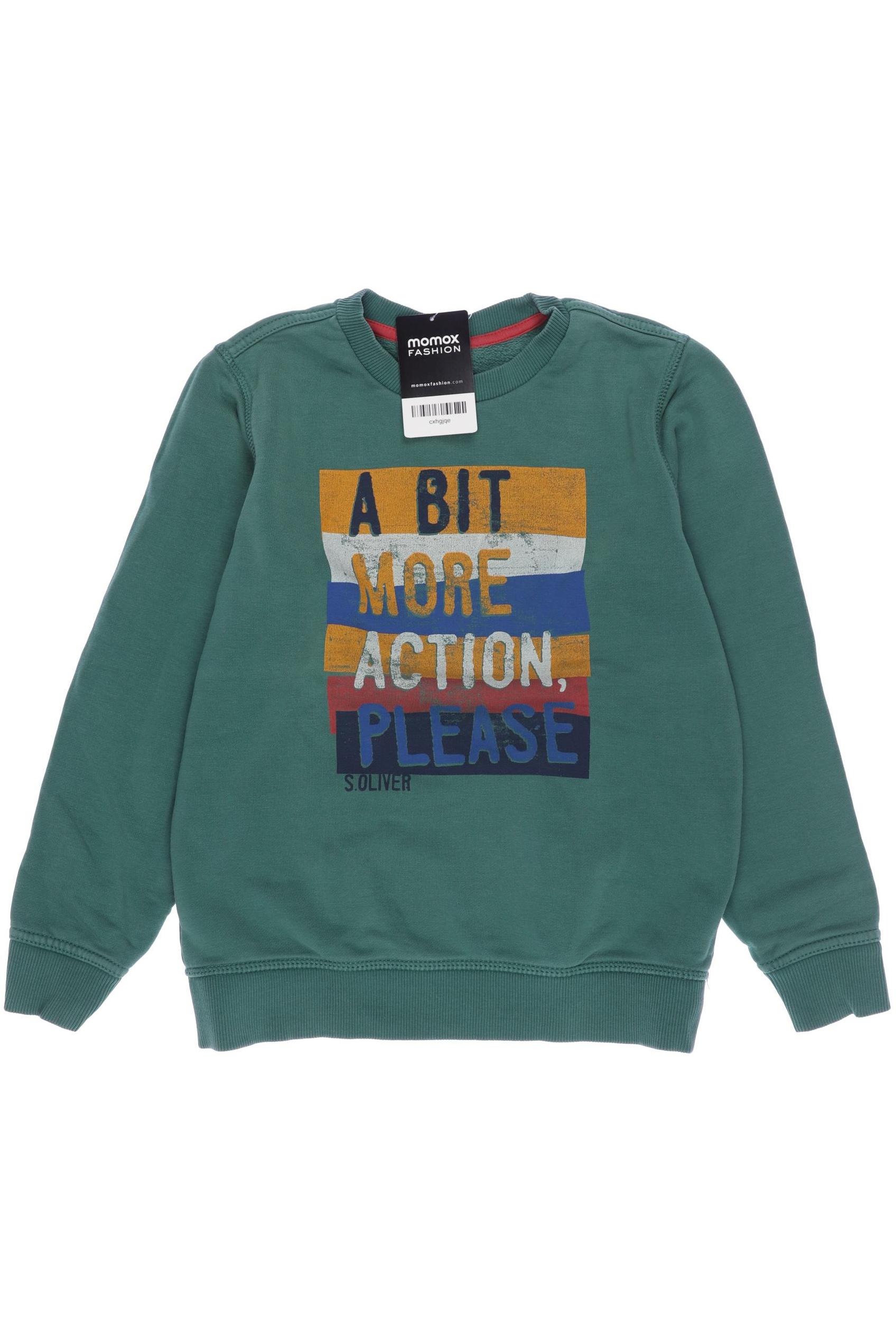 

s.Oliver Herren Hoodies & Sweater, grün, Gr. 128