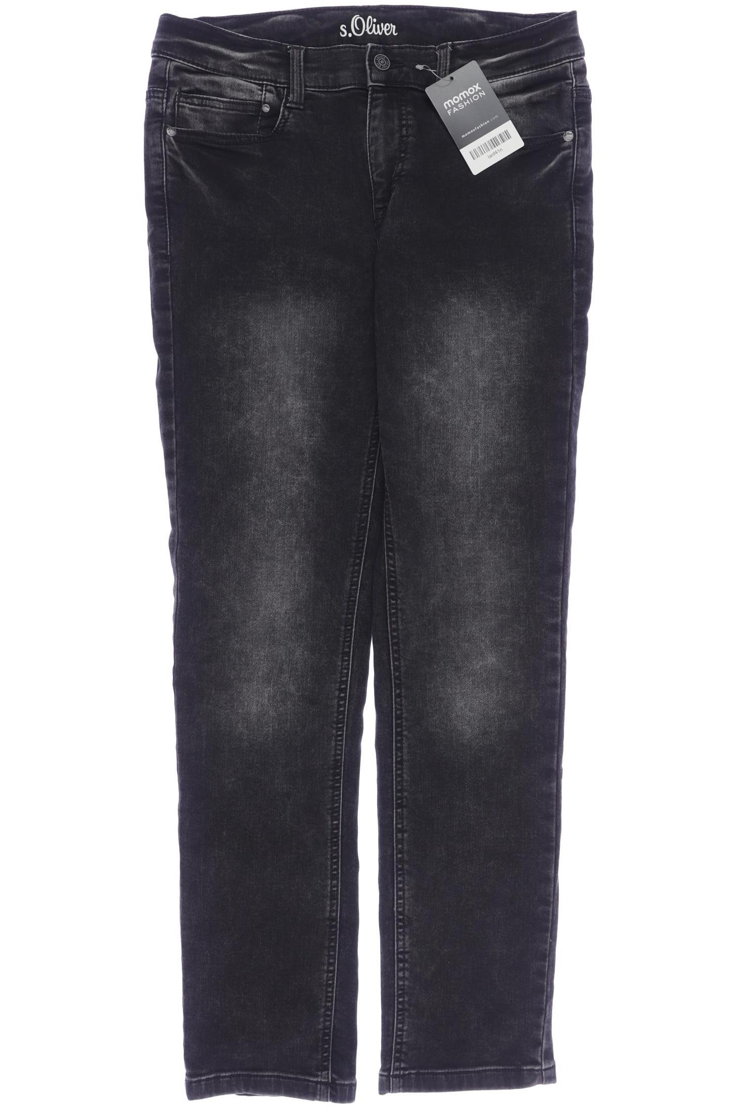 

s.Oliver Herren Jeans, schwarz, Gr. 152