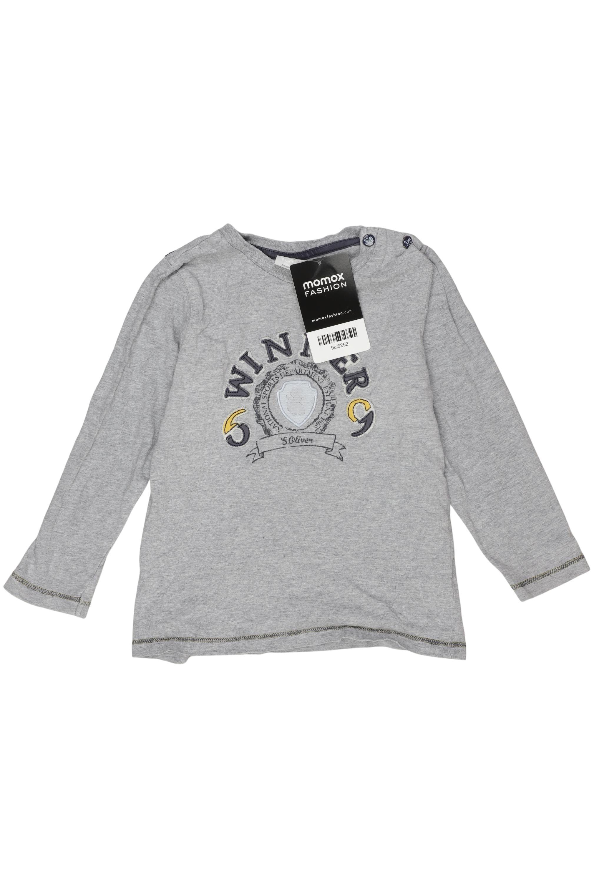 

s.Oliver Jungen Langarmshirt, grau, Gr. 86