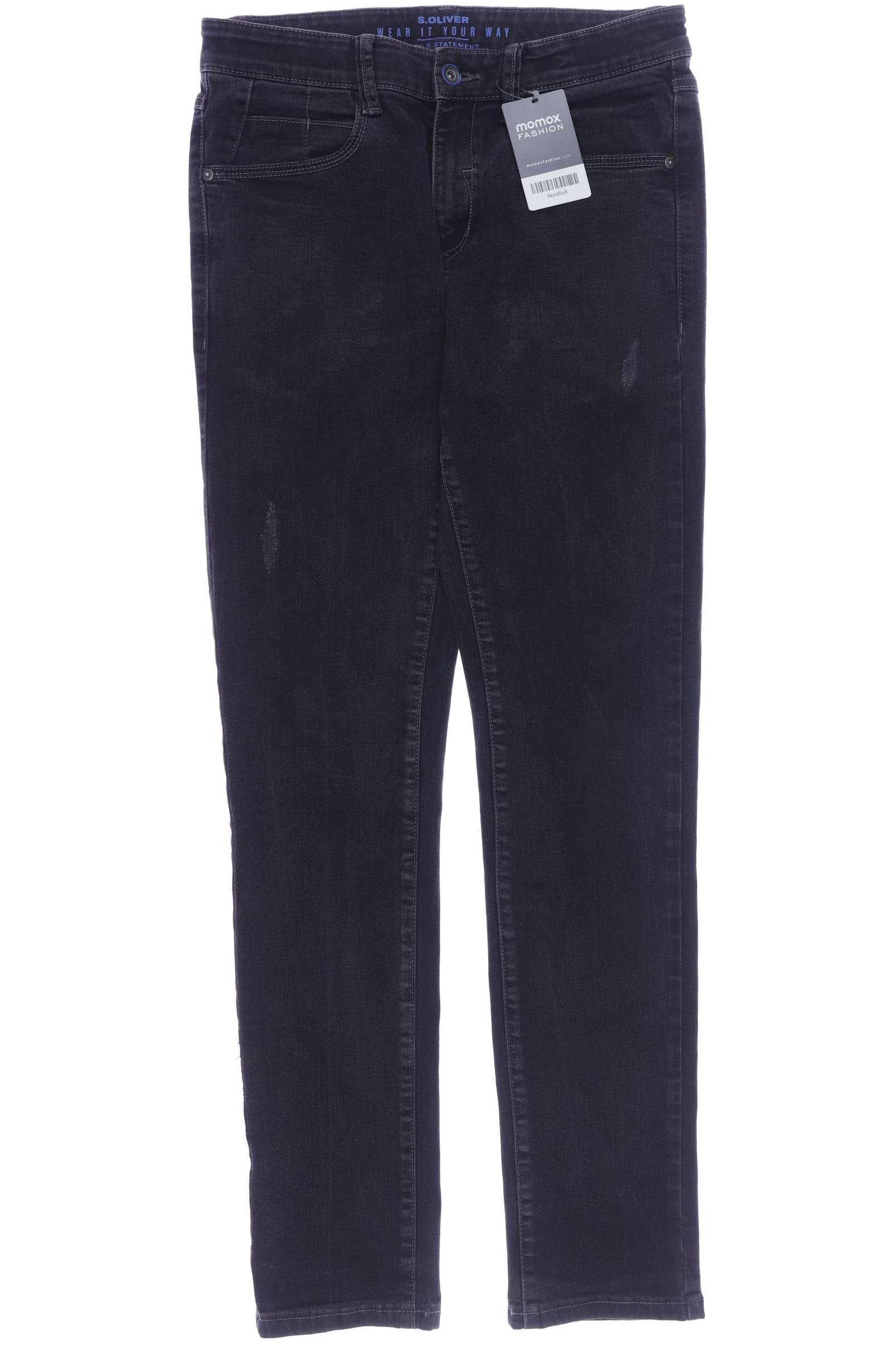 

s.Oliver Jungen Jeans, schwarz